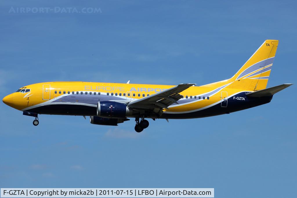 F-GZTA, 1998 Boeing 737-33V(QC) C/N 29333/3084, Landing