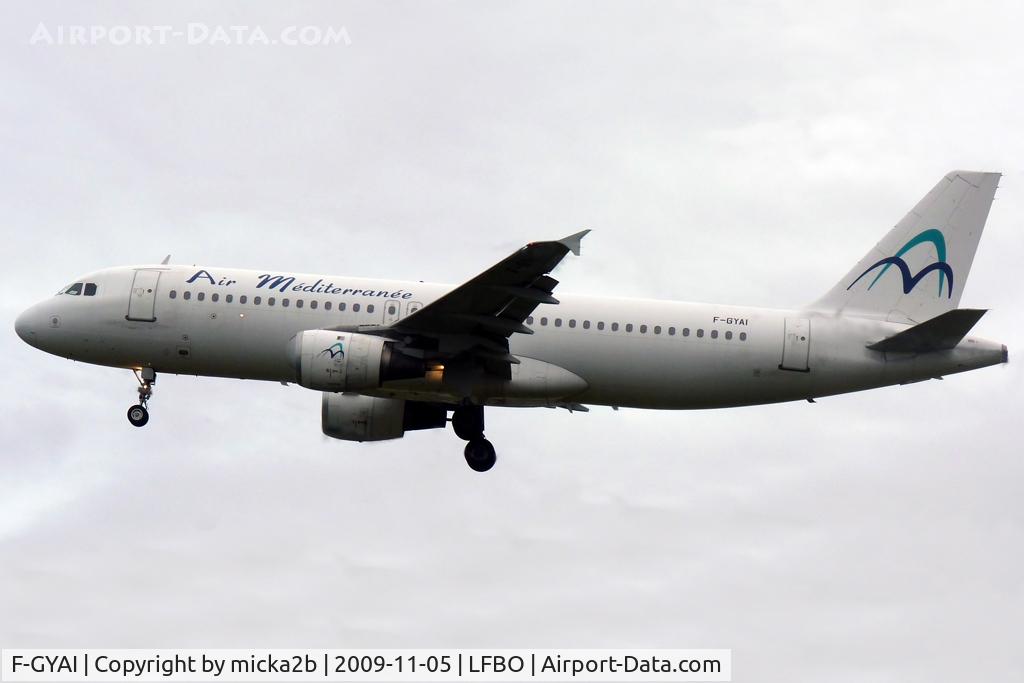F-GYAI, 1992 Airbus A320-211 C/N 293, Landing
