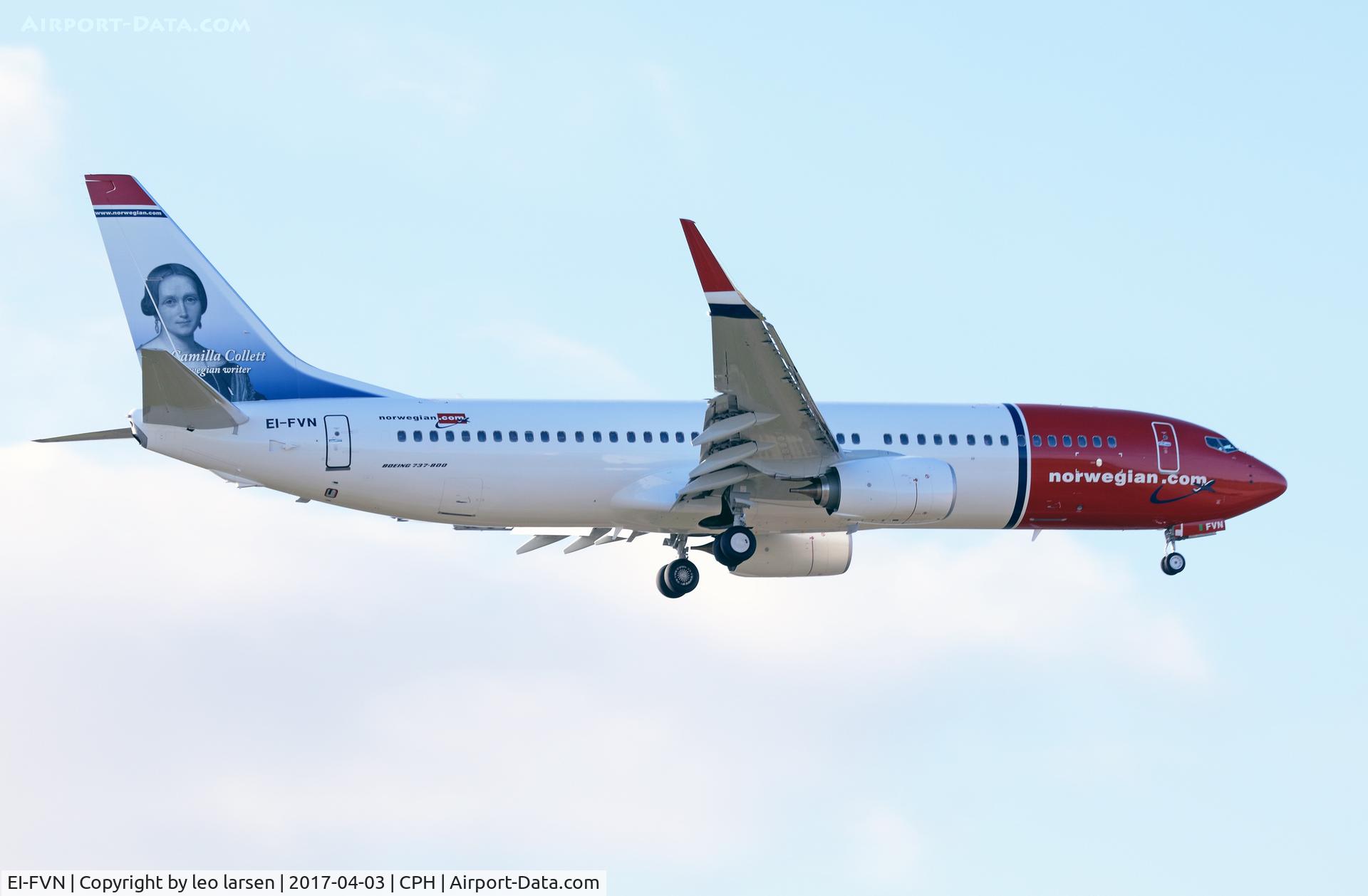EI-FVN, 2017 Boeing 737-8JP C/N 42085, Copenhagen 3.4.2017 L/D R-04L 