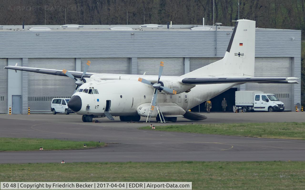 50 48, Transall C-160D C/N D70, parked at the ramp