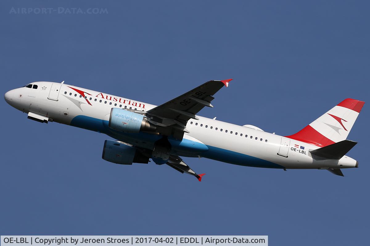 OE-LBL, 2003 Airbus A320-214 C/N 2009, Dusseldorf