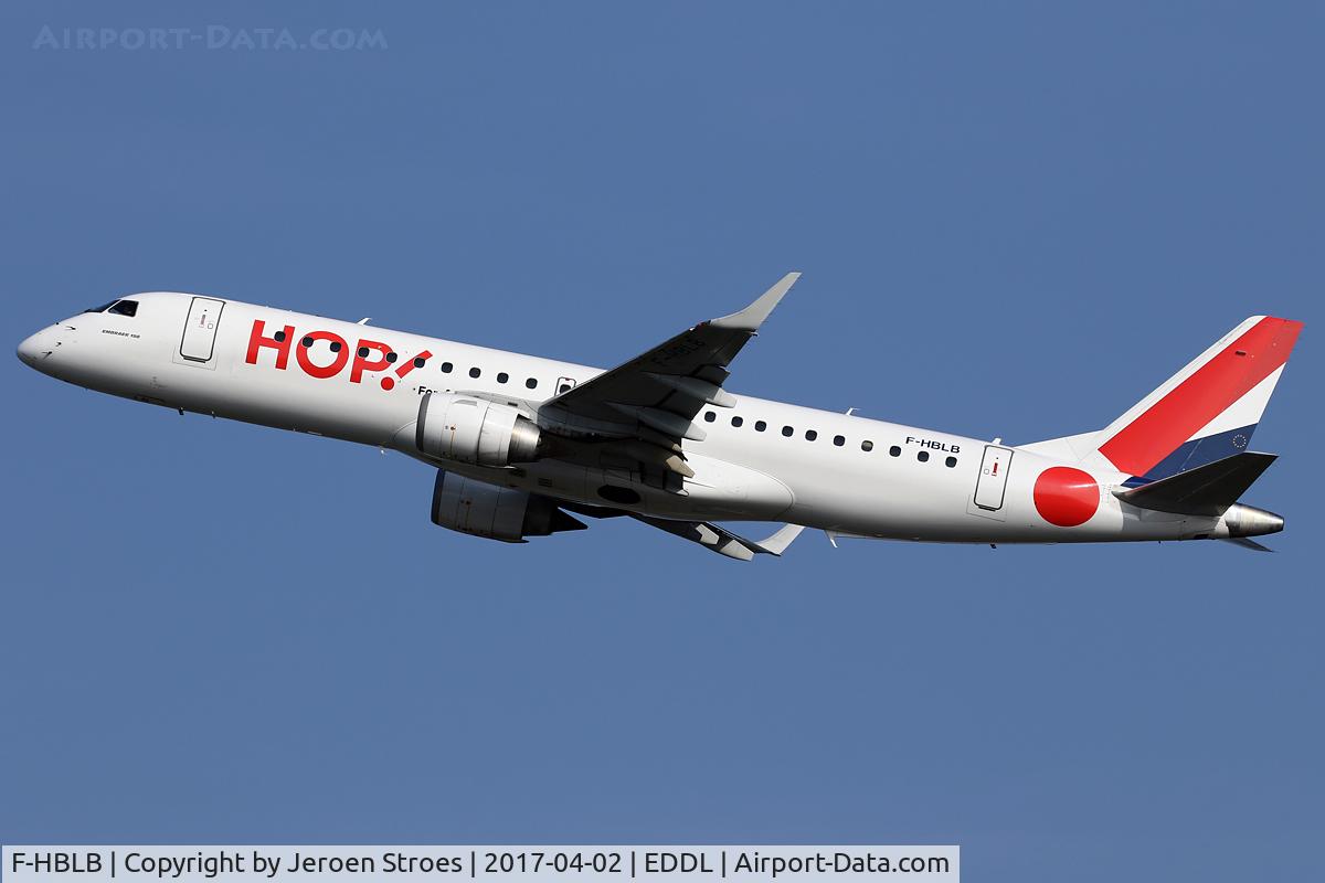 F-HBLB, 2007 Embraer 190LR (ERJ-190-100LR) C/N 19000060, eddl / dus