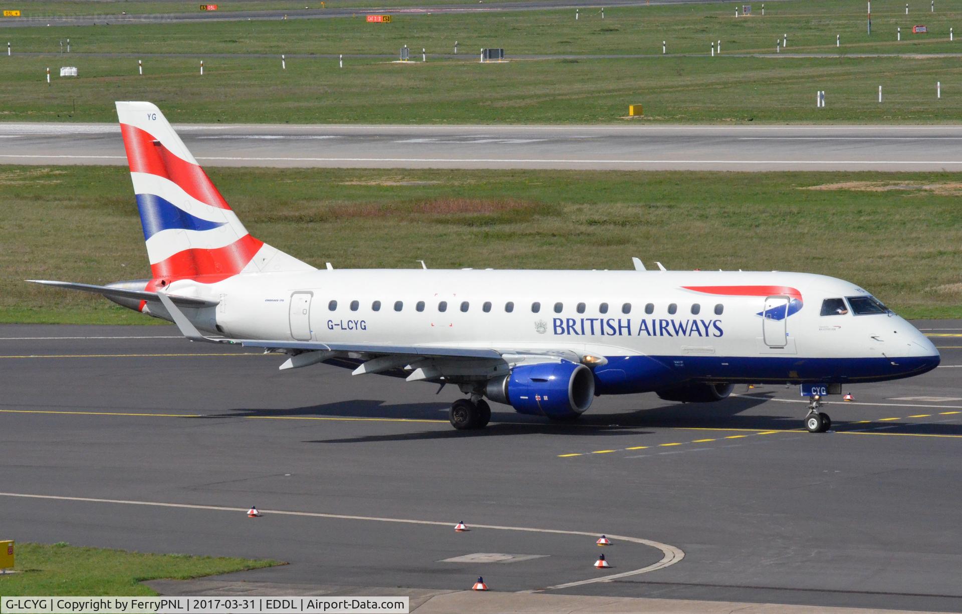 G-LCYG, 2009 Embraer 170STD (ERJ-170-100STD) C/N 17000300, BA ERJ170 arrived from LCY