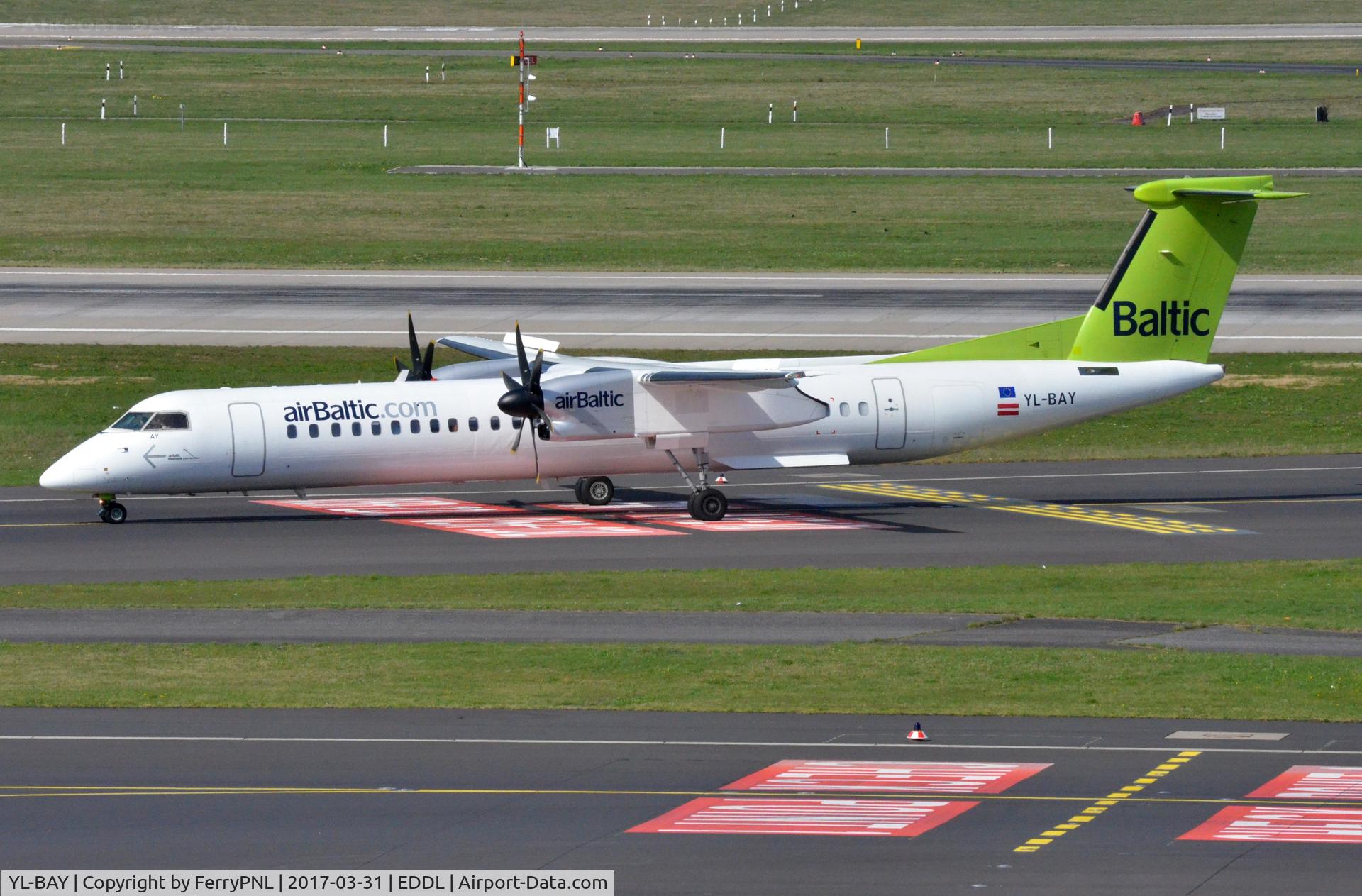 YL-BAY, 2010 De Havilland Canada DHC-8-402Q Dash 8 C/N 4331, Air Baltic DHC8