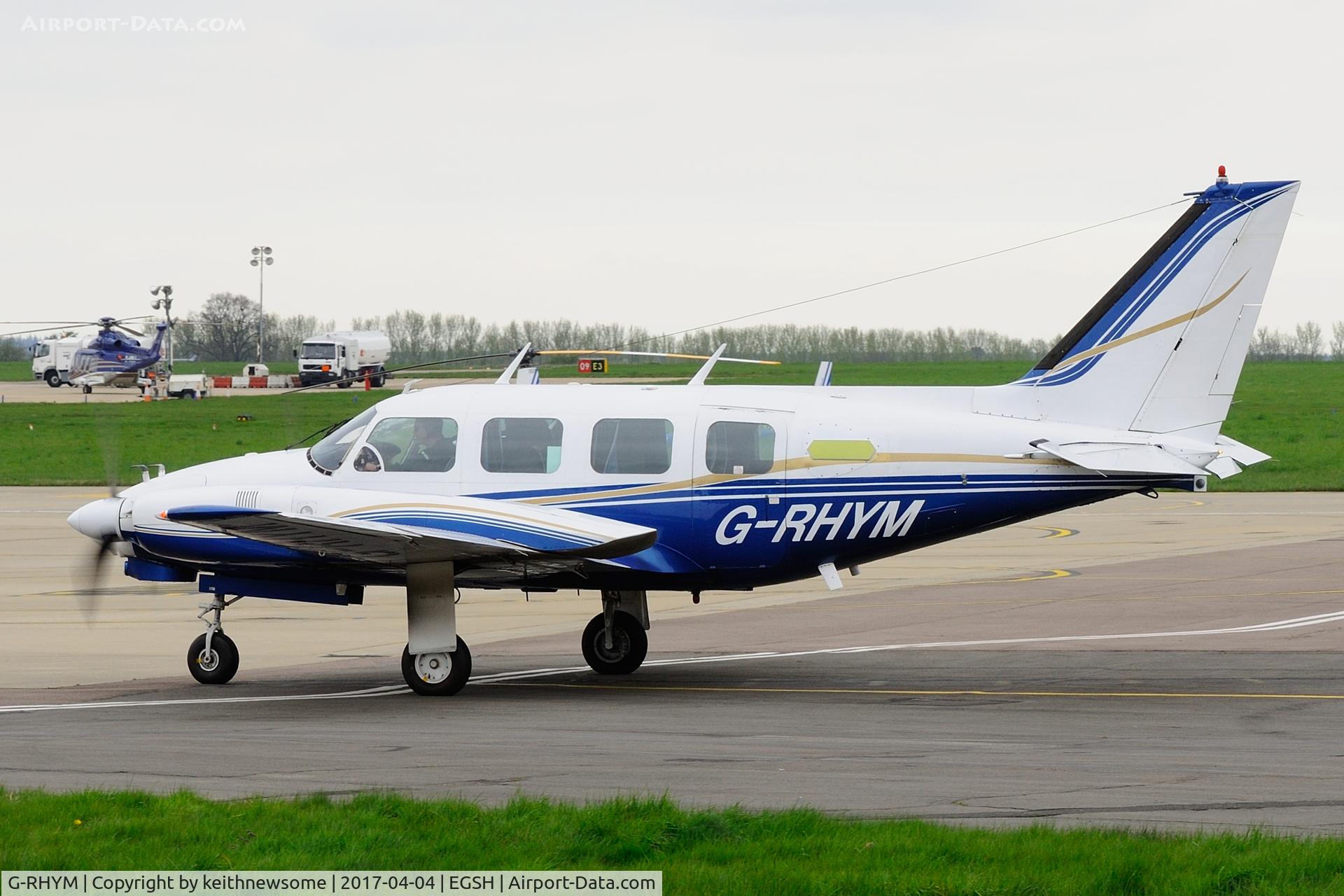 G-RHYM, 1972 Piper PA-31-310 Navajo C/N 31-815, Return Visitor.