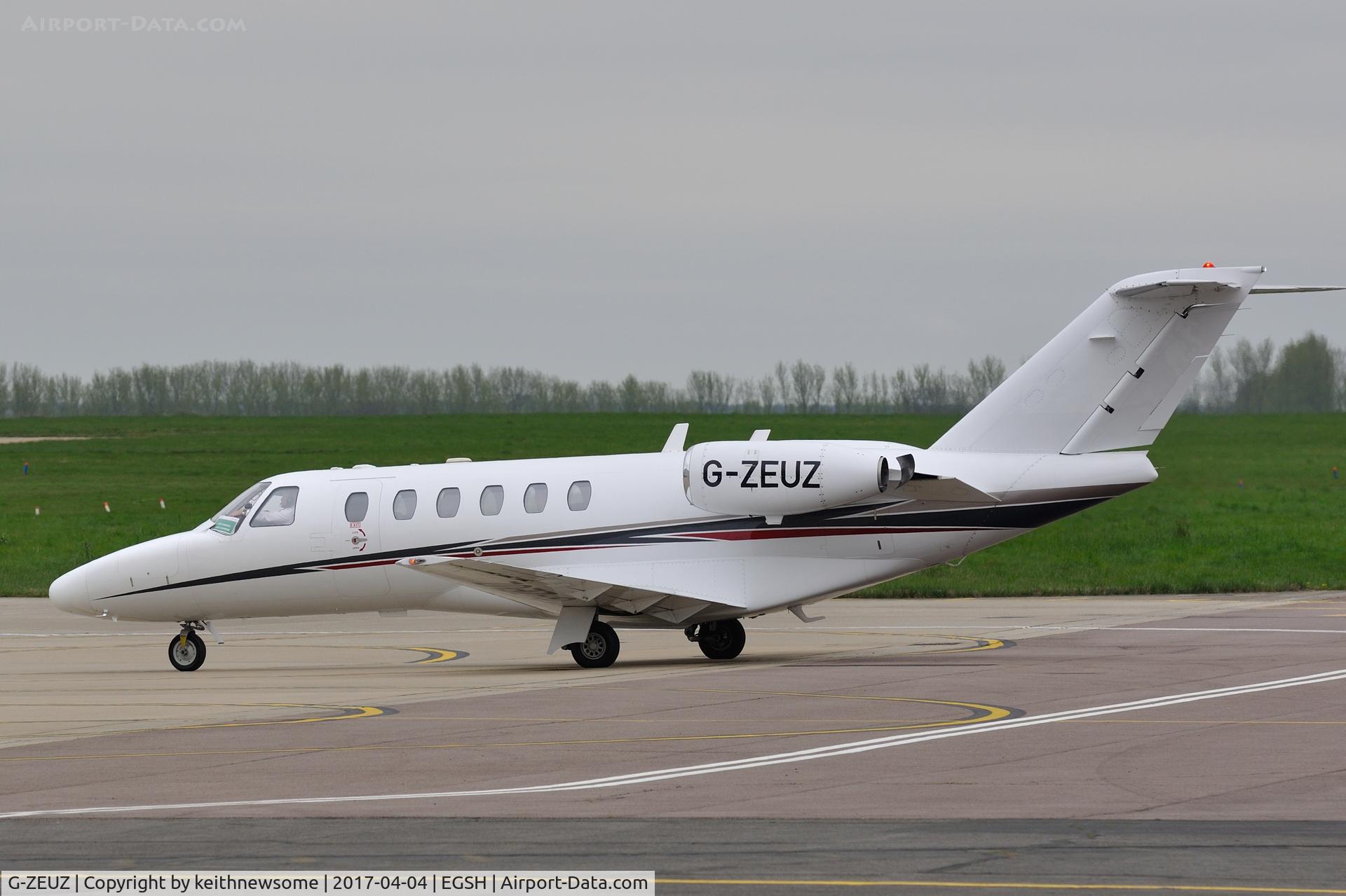 G-ZEUZ, 2004 Cessna 525A CitationJet CJ2 C/N 525A-0202, Surprise Visitor.