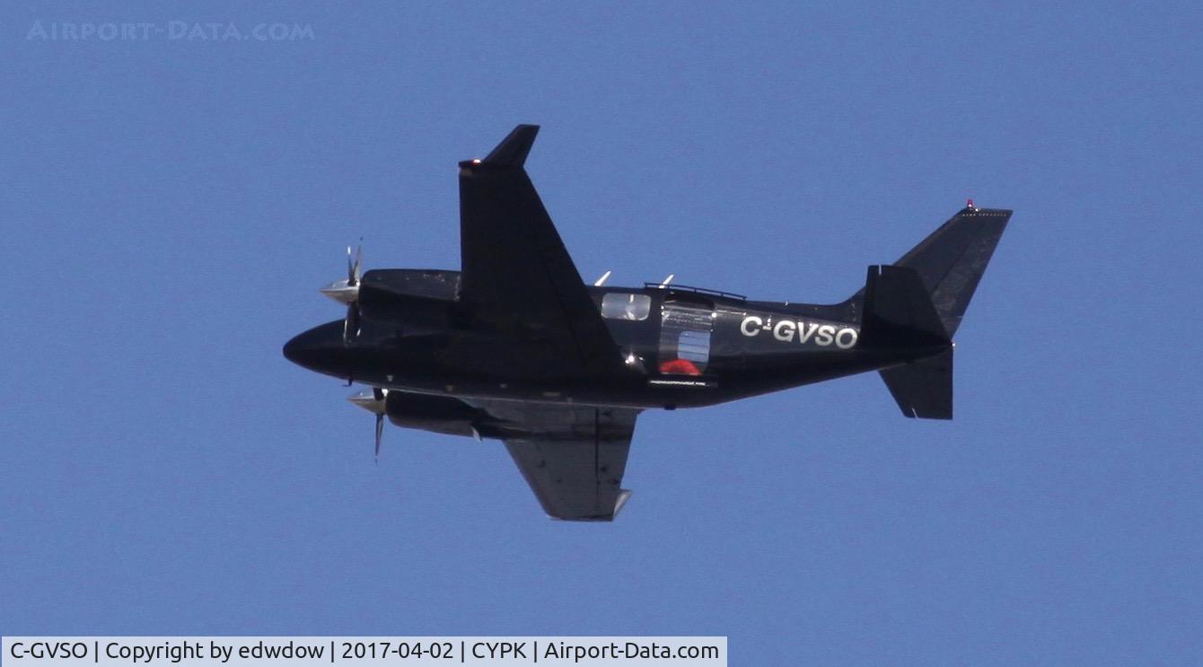 C-GVSO, 1969 Piper PA-31 Navajo C/N 31-393, Taking off from Pitt Meadows Airport.