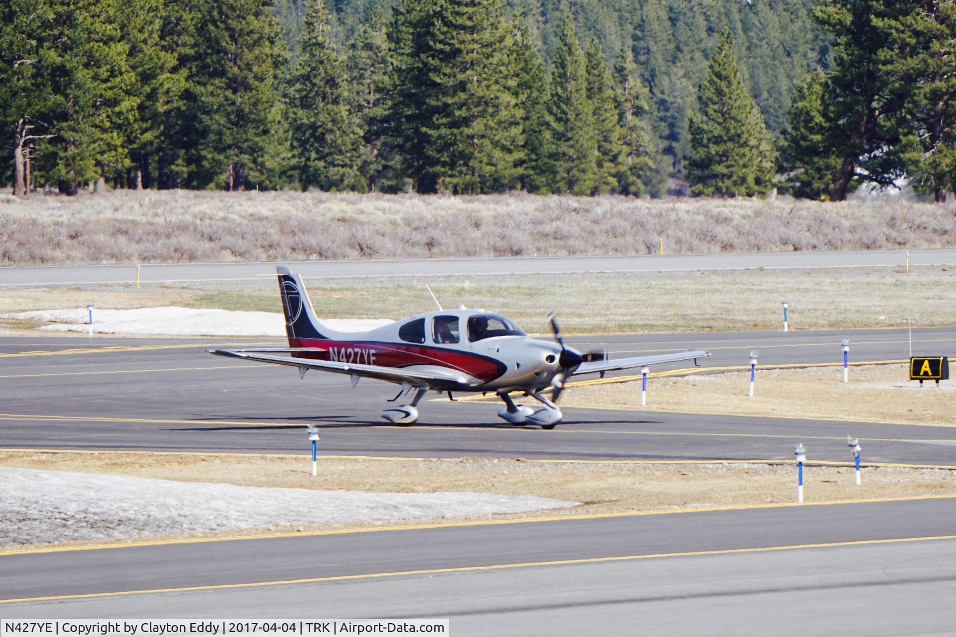 N427YE, 2013 Cirrus SR22T C/N 0500, Truckee Airport California. 2017.