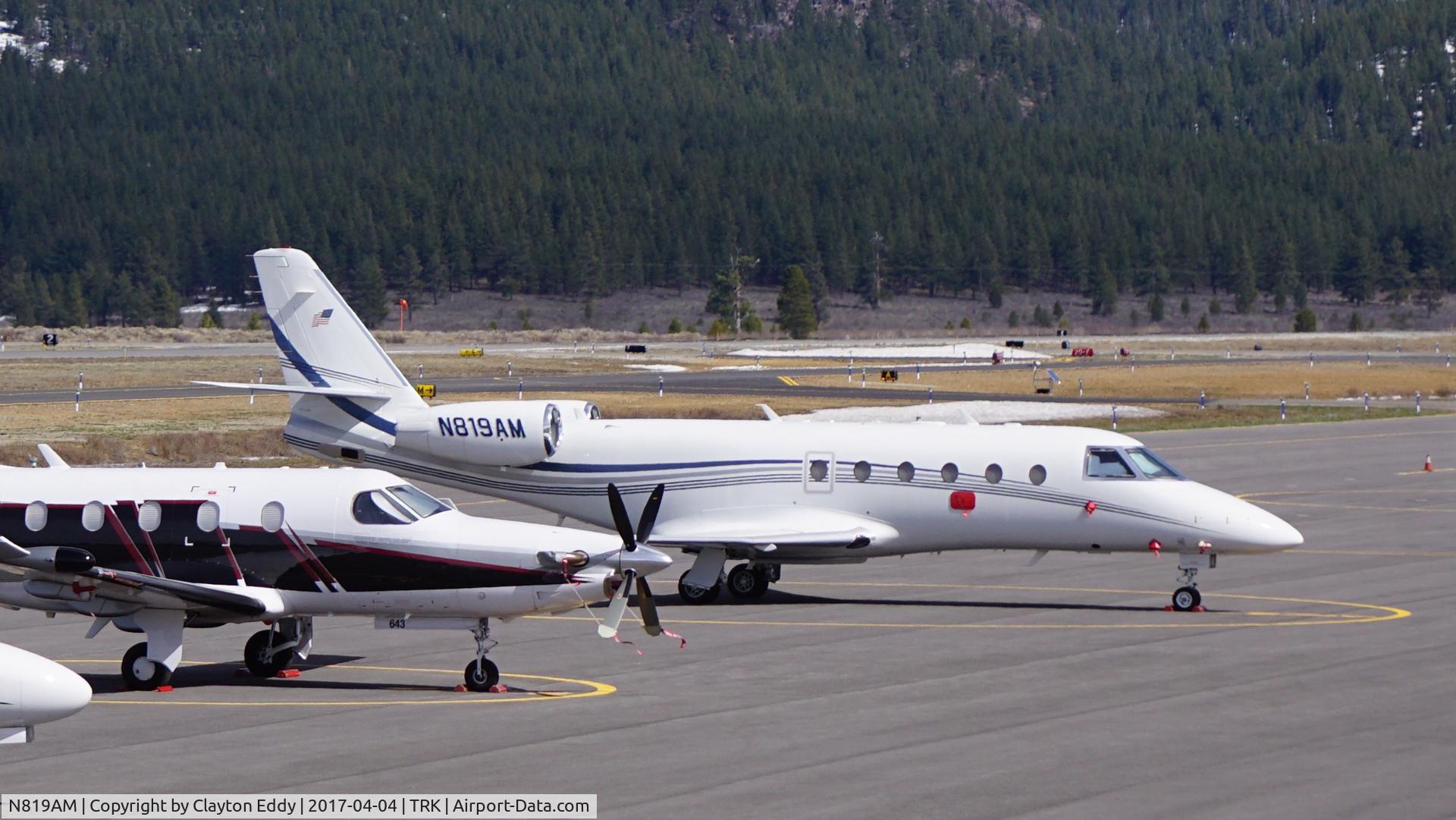 N819AM, 2008 Israel Aircraft Industries Gulfstream G150 C/N 272, Truckee Airport California. 2017.