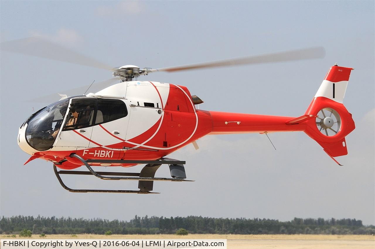 F-HBKI, 2009 Eurocopter EC-120B Colibri NHE C/N 1612, Eurocopter EC-120B Calliopé, On display, Istres-Le Tubé Air Base 125 (LFMI-QIE) open day 2016