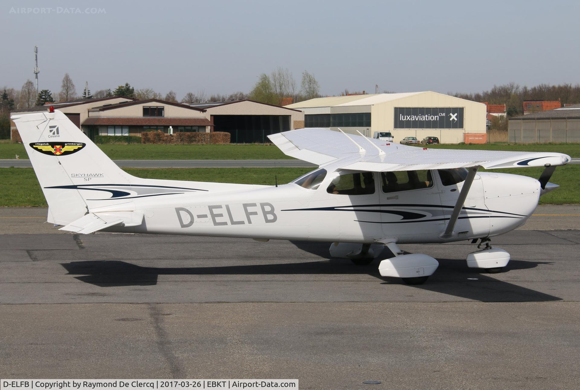 D-ELFB, 2005 Cessna 172S Skyhawk SP C/N 172S9837, At Wevelgem.