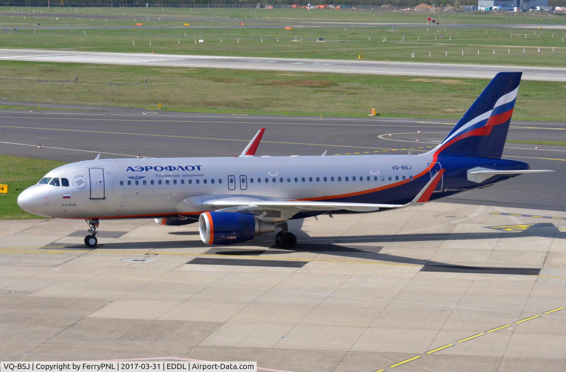 VQ-BSJ, 2014 Airbus A320-214 C/N 6044, Aeroflot A320