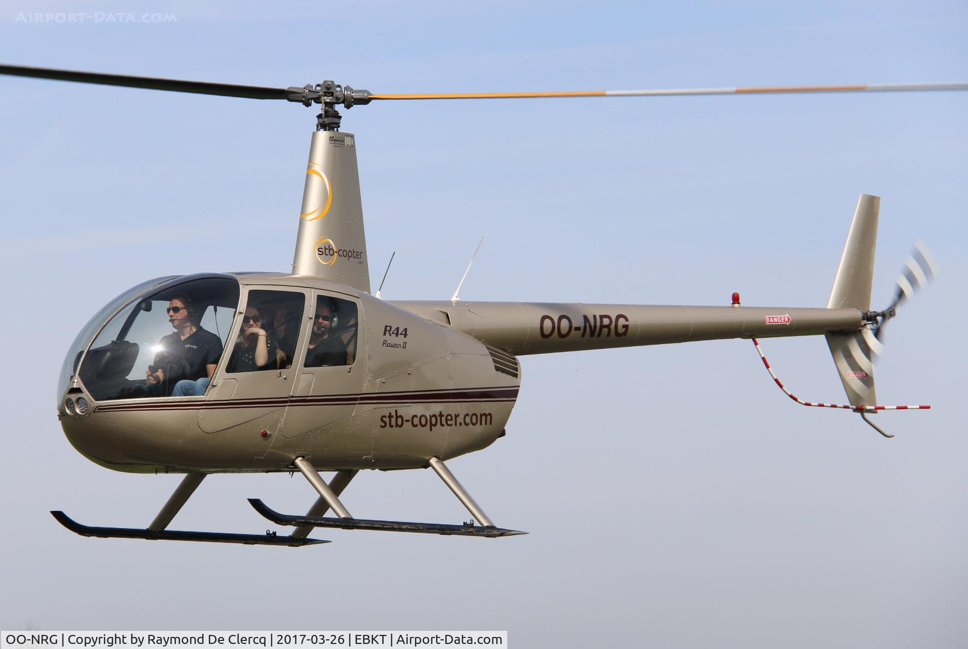 OO-NRG, 2007 Robinson R44 Raven II C/N 11664, At Wevelgem.