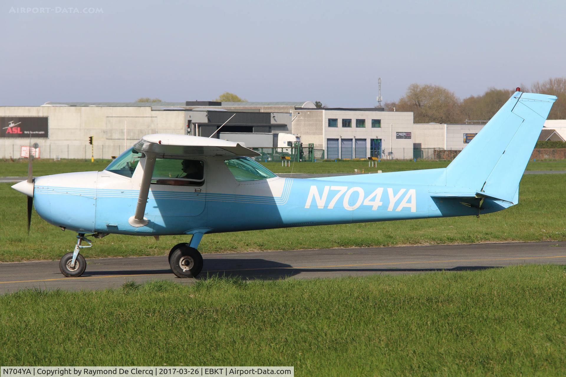 N704YA, 1976 Cessna 150M C/N 15078969, At Wevelgem.
