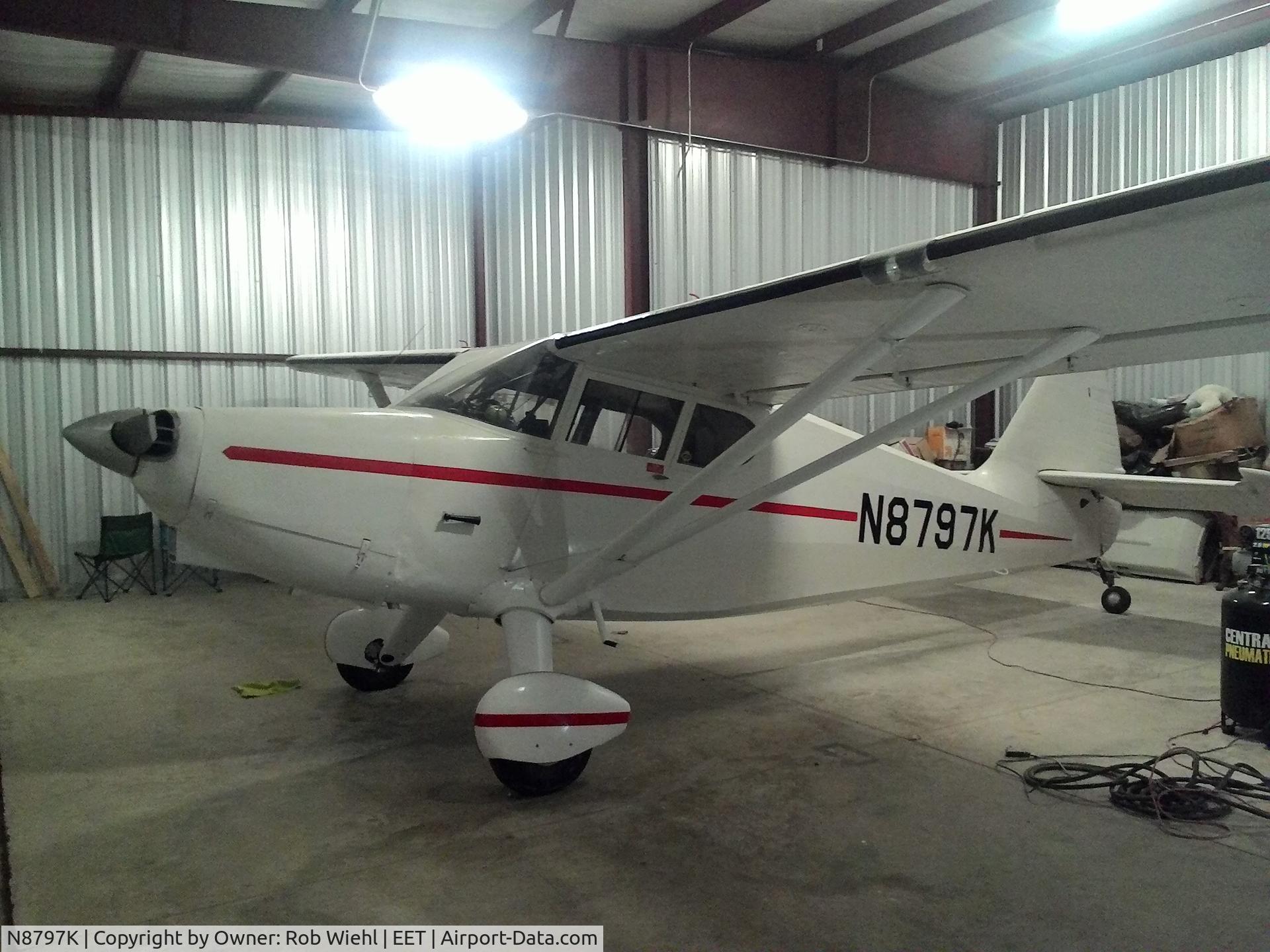 N8797K, 1947 Stinson 108-1 Voyager C/N 108-1797, 1947 Stinson 108-1 N8797K
Based at KEET in central AL.