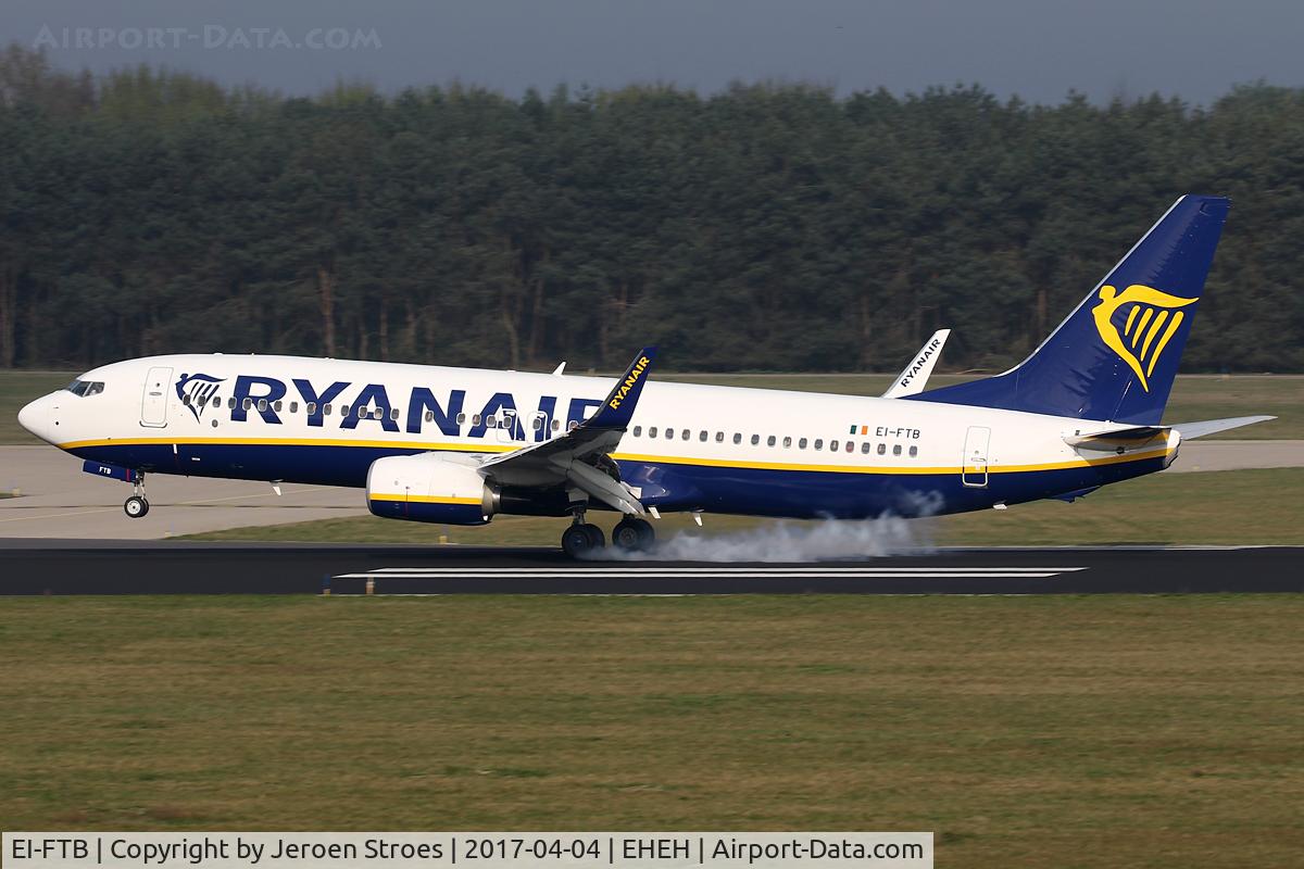 EI-FTB, 2016 Boeing 737-8AS C/N 44752, Eindhoven