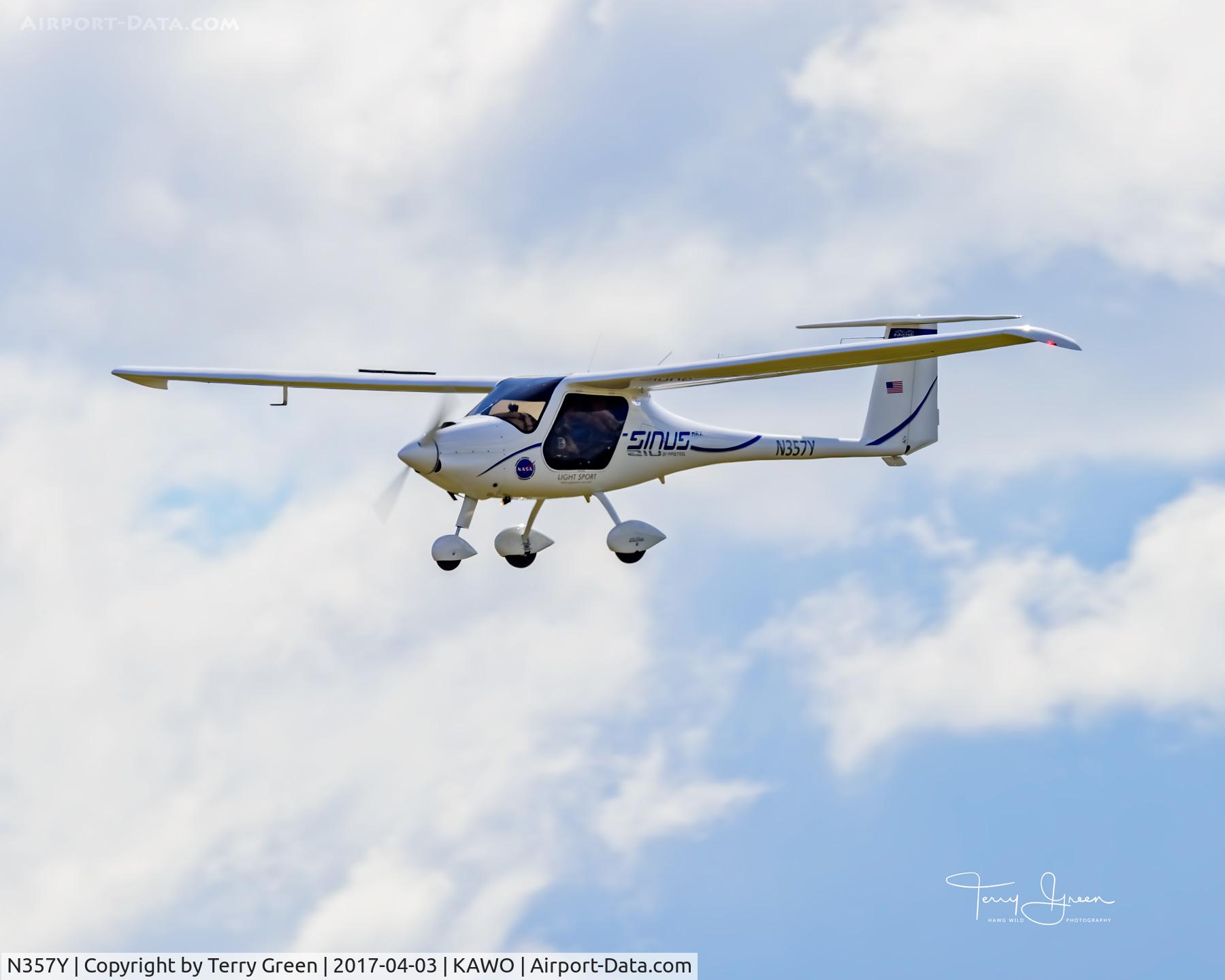 N357Y, 2016 Pipistrel Sinus 912 LSA C/N 767 SFNM 912 LSA, KAWO