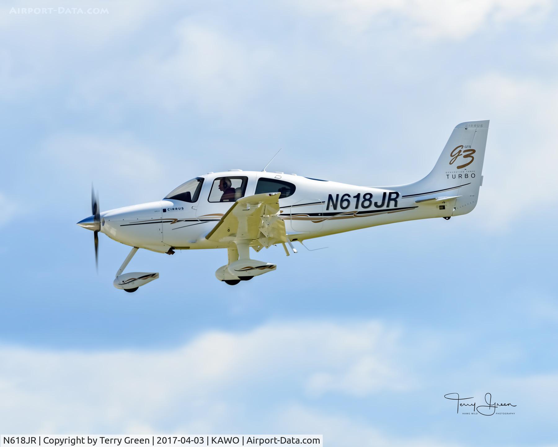 N618JR, 2008 Cirrus SR22 G3 GTS Turbo C/N 2976, KAWO