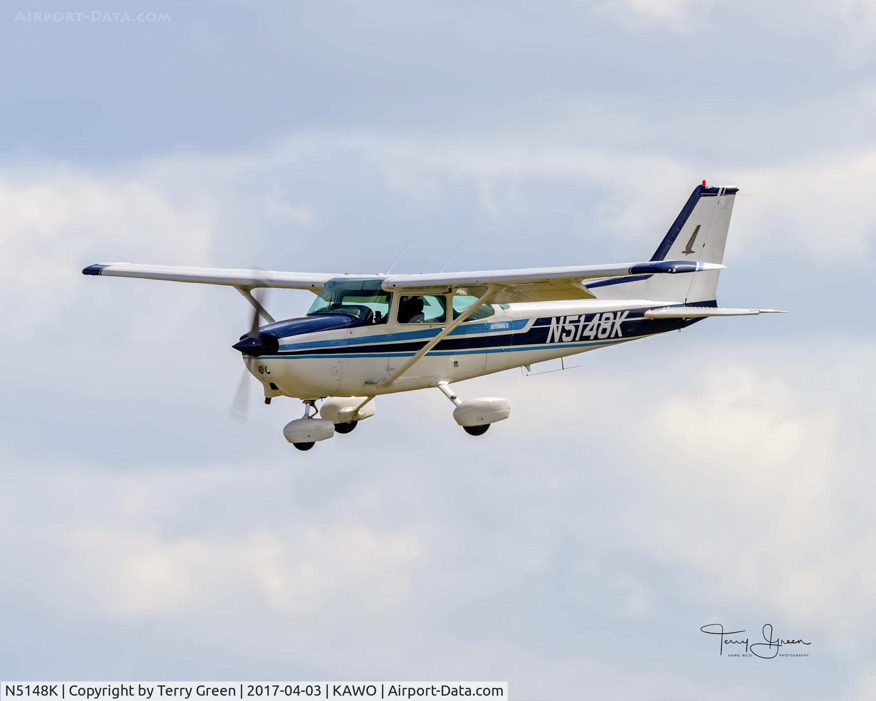 N5148K, 1980 Cessna 172N C/N 17273988, KAWO