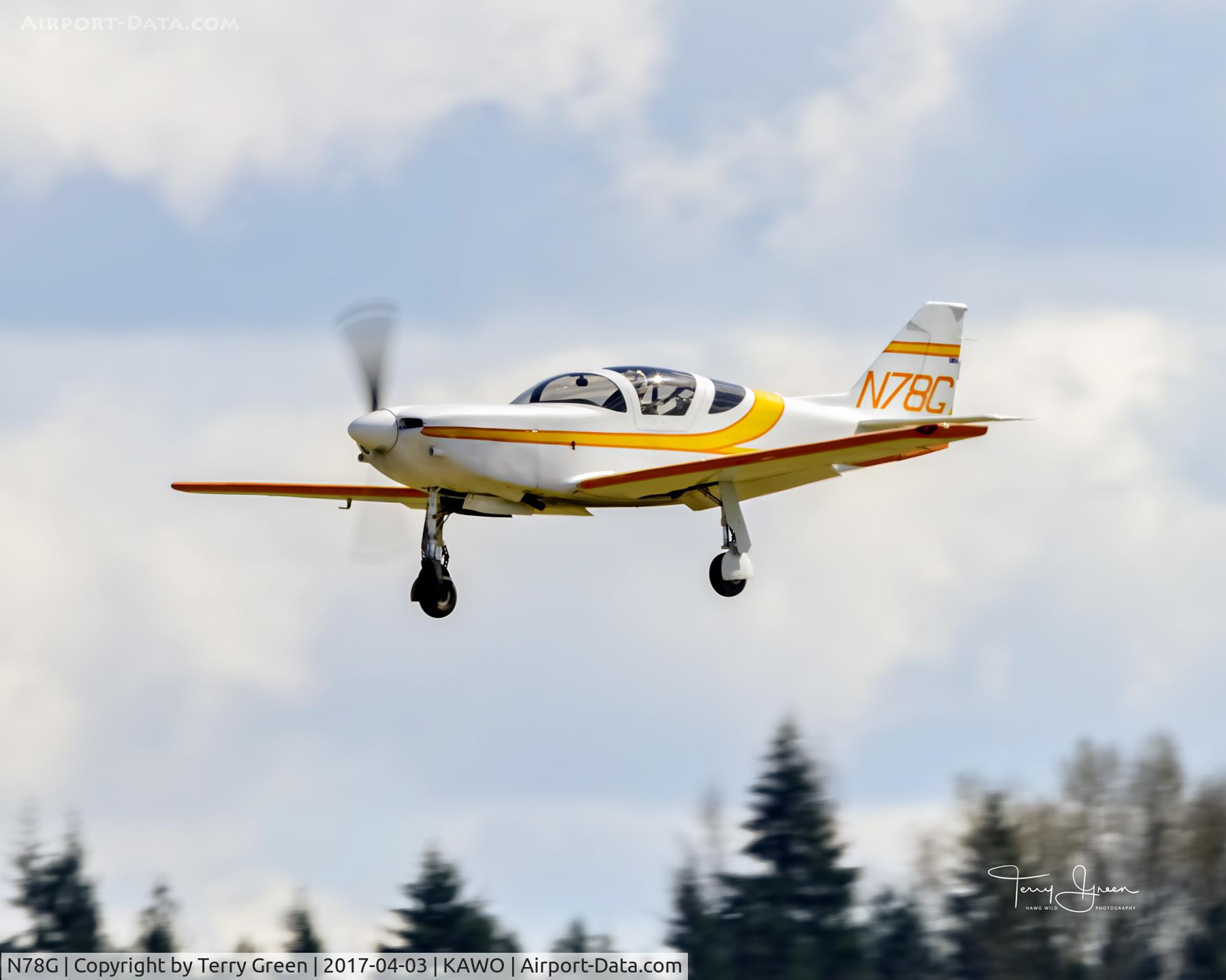 N78G, 1989 Stoddard-Hamilton Glasair III C/N 3038, KAWO