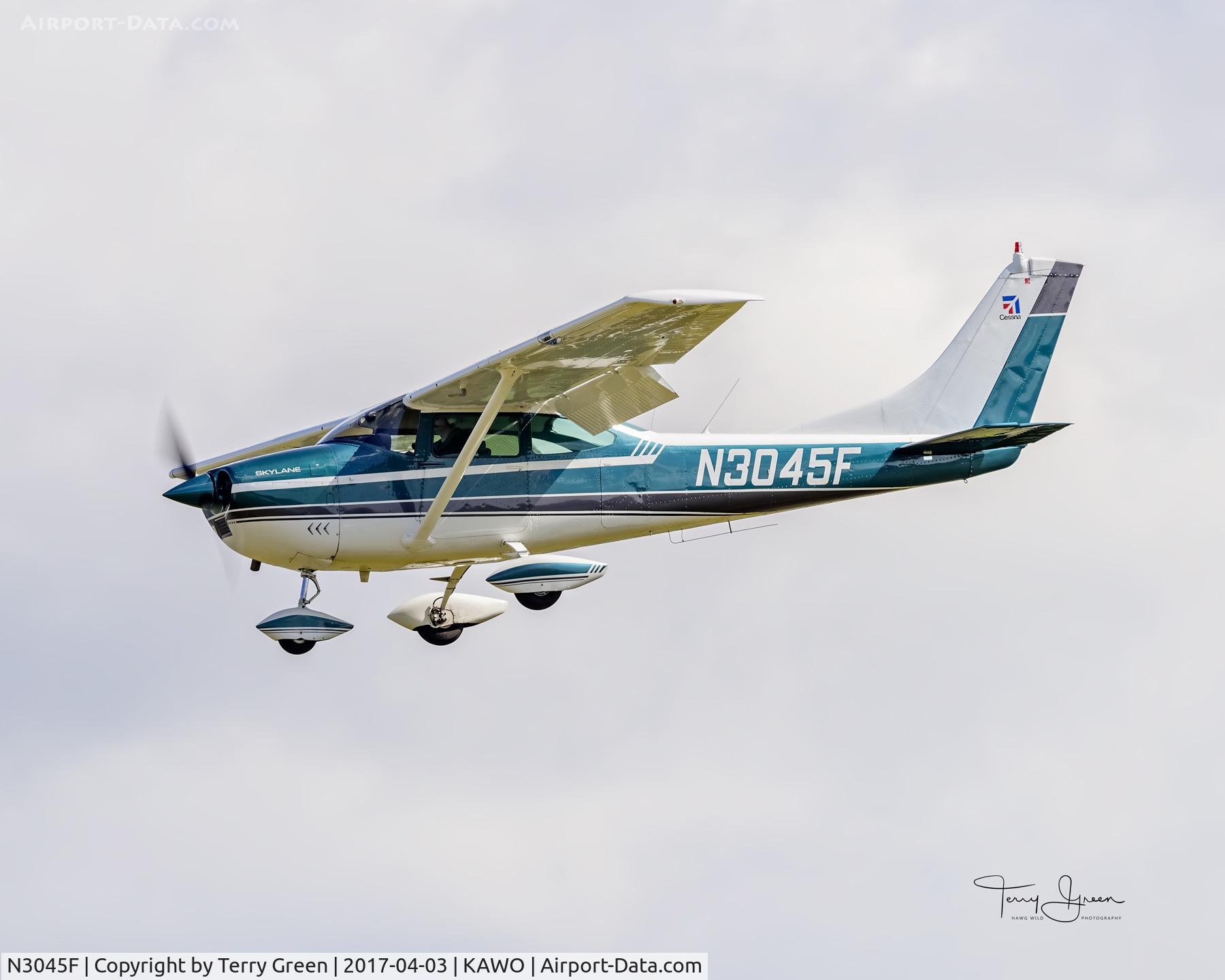 N3045F, 1966 Cessna 182J Skylane C/N 18257145, KAWO