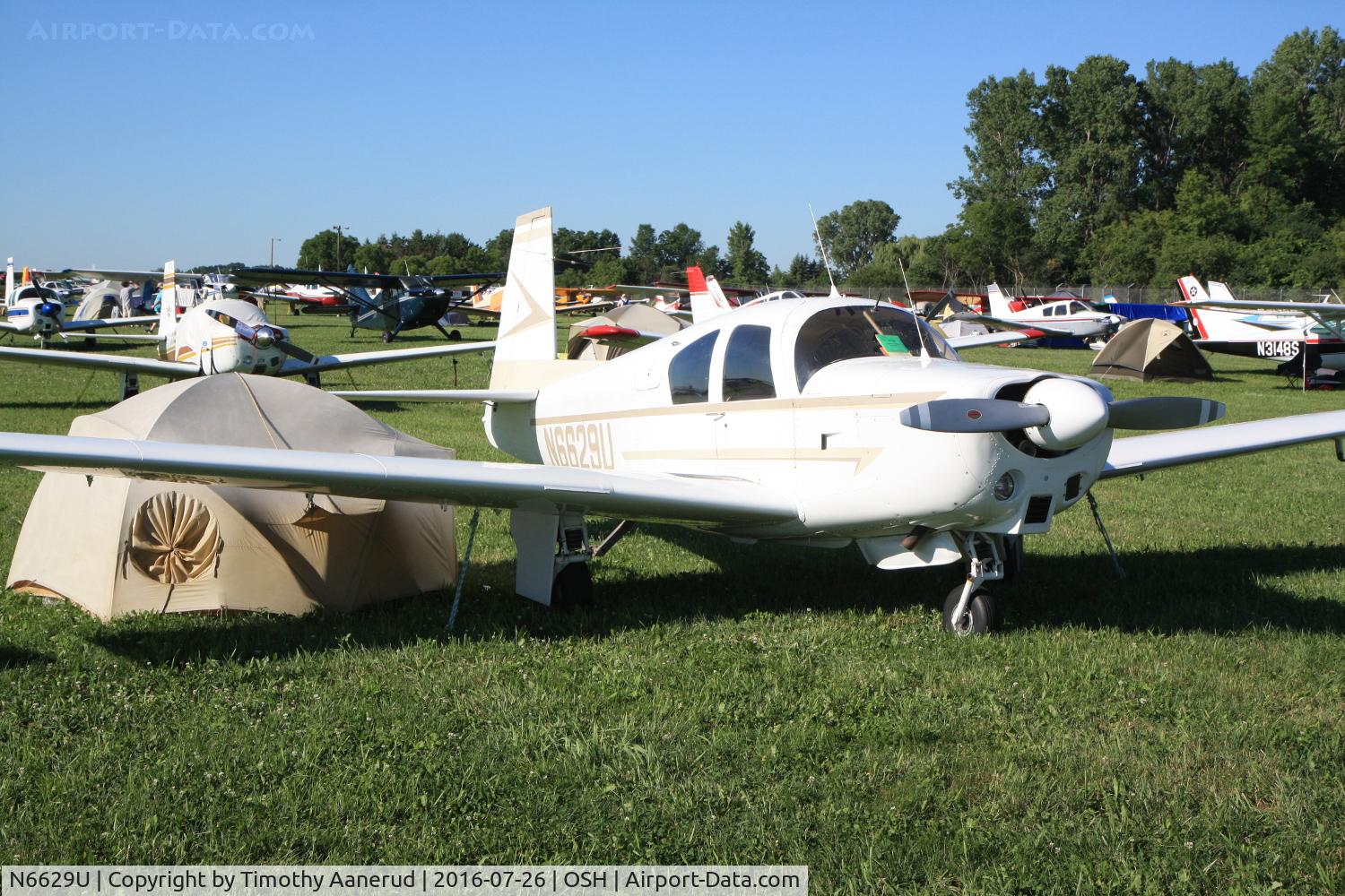 N6629U, 1963 Mooney M20D Master C/N 124, 1963 Mooney M20D, c/n: 124
