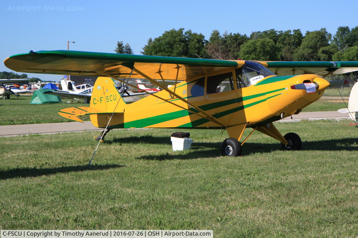 C-FSCU, 1946 Piper PA-12 Super Cruiser C/N 12-897, 1946 Piper PA-12, c/n: 12-897