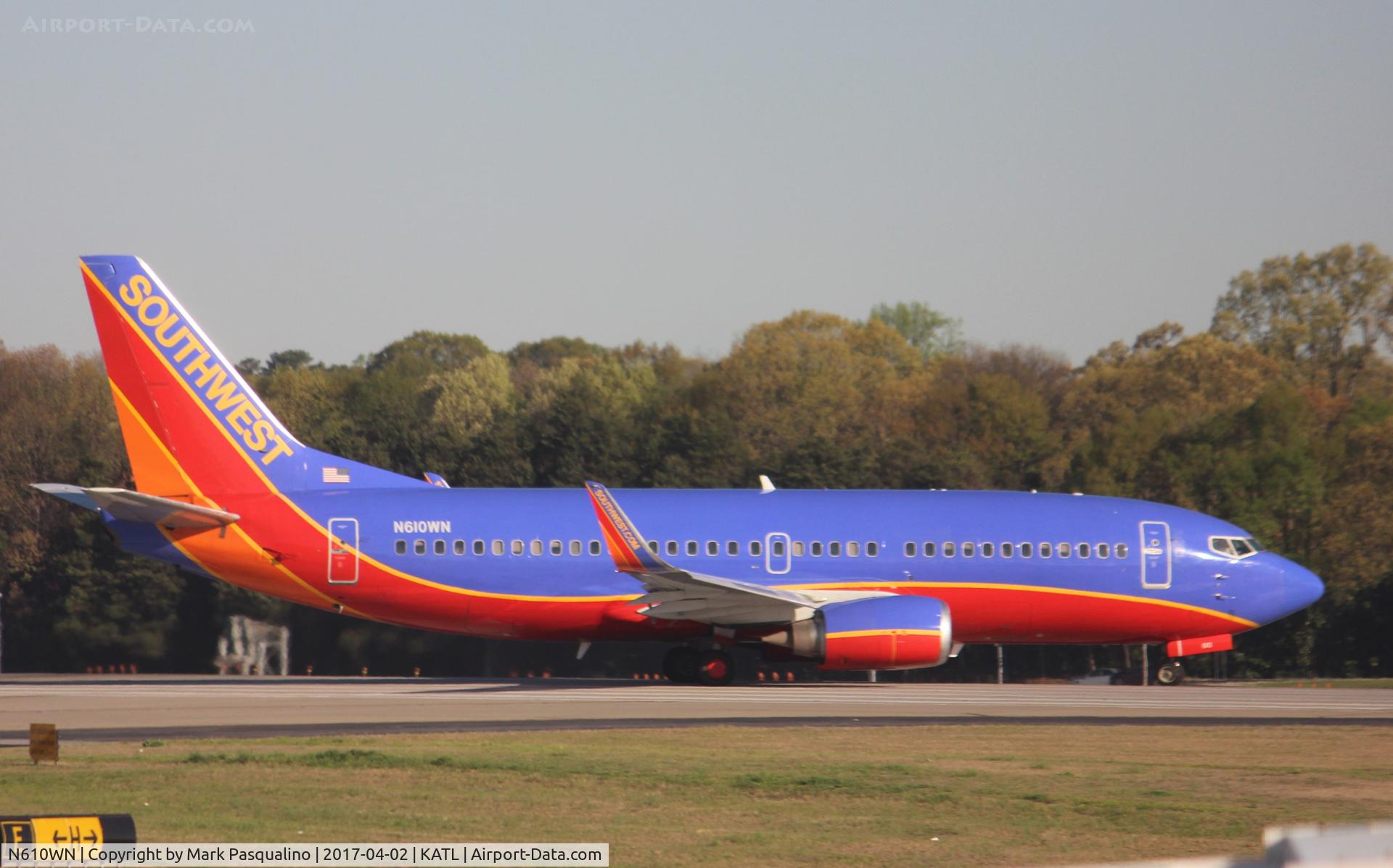 N610WN, 1995 Boeing 737-3H4 C/N 27696, Boeing 737-300