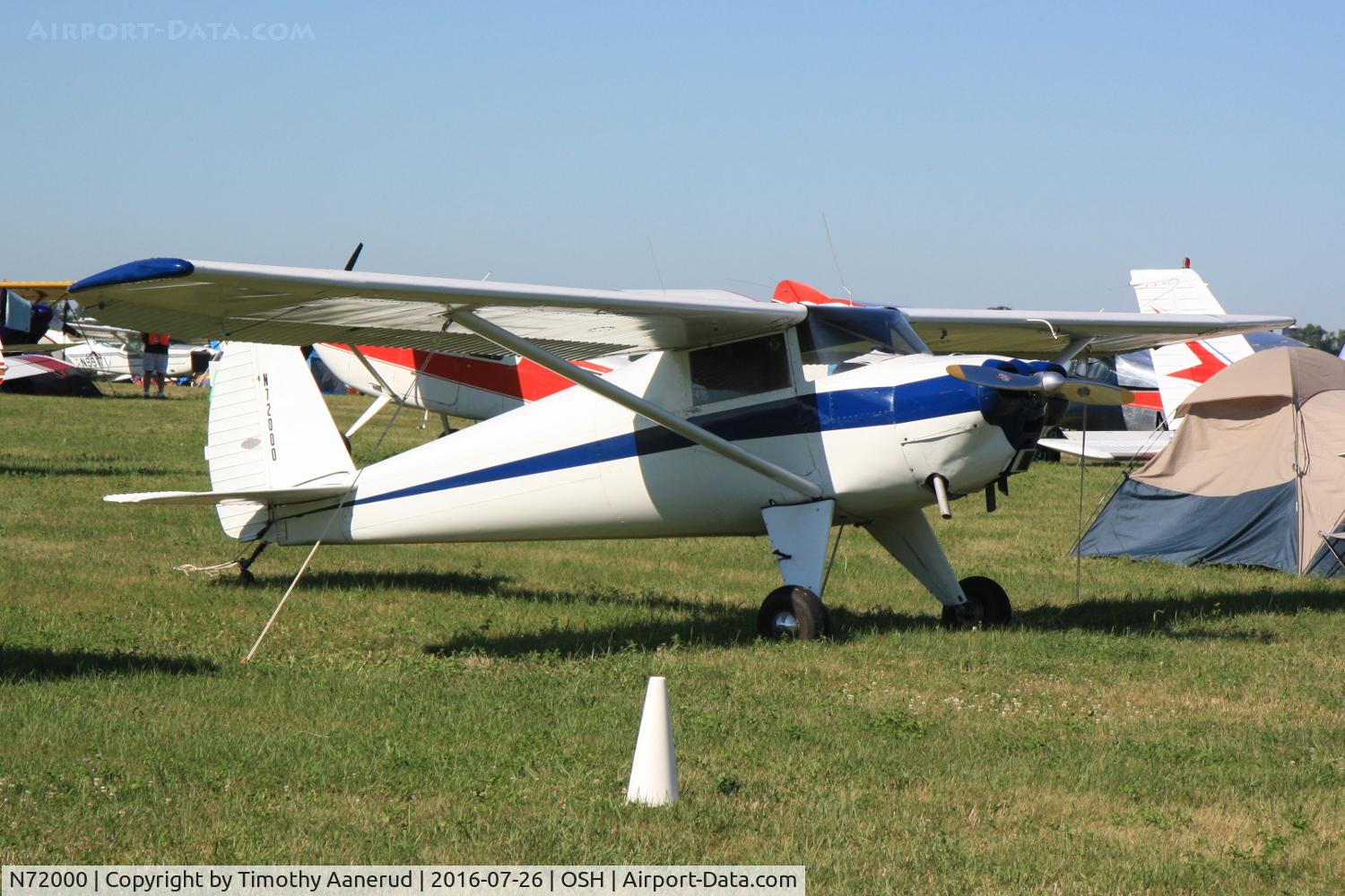 N72000, 1946 Luscombe 8A C/N 3427, 1946 Luscombe 8A, c/n: 3427