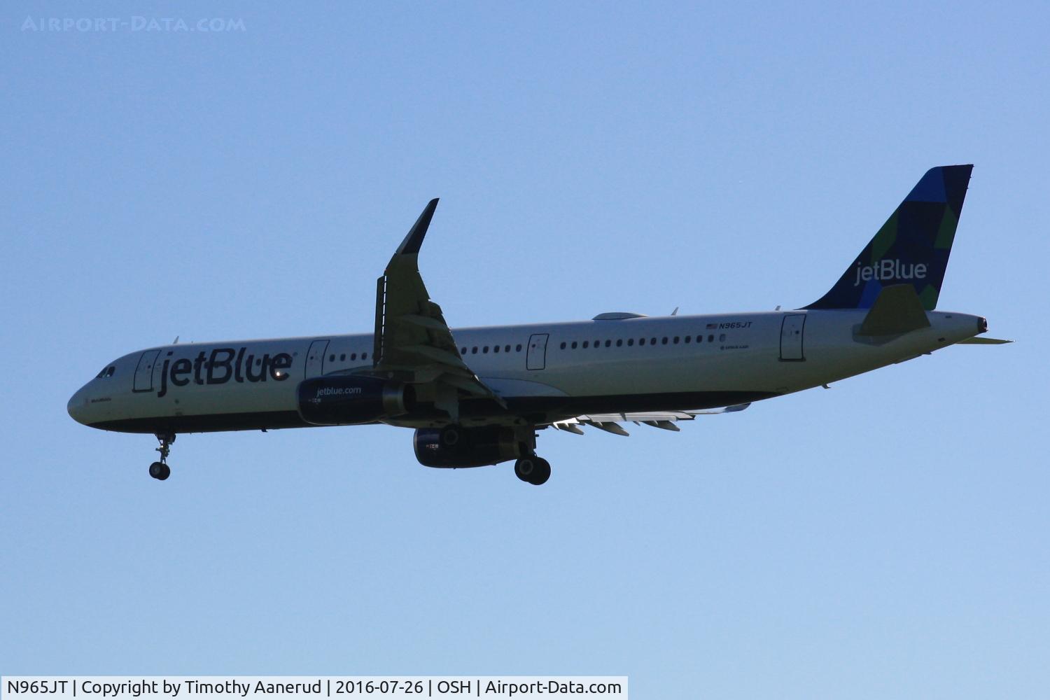 N965JT, 2016 Airbus A321-231 C/N 6512, 2016 Airbus A321-231, c/n: 6512