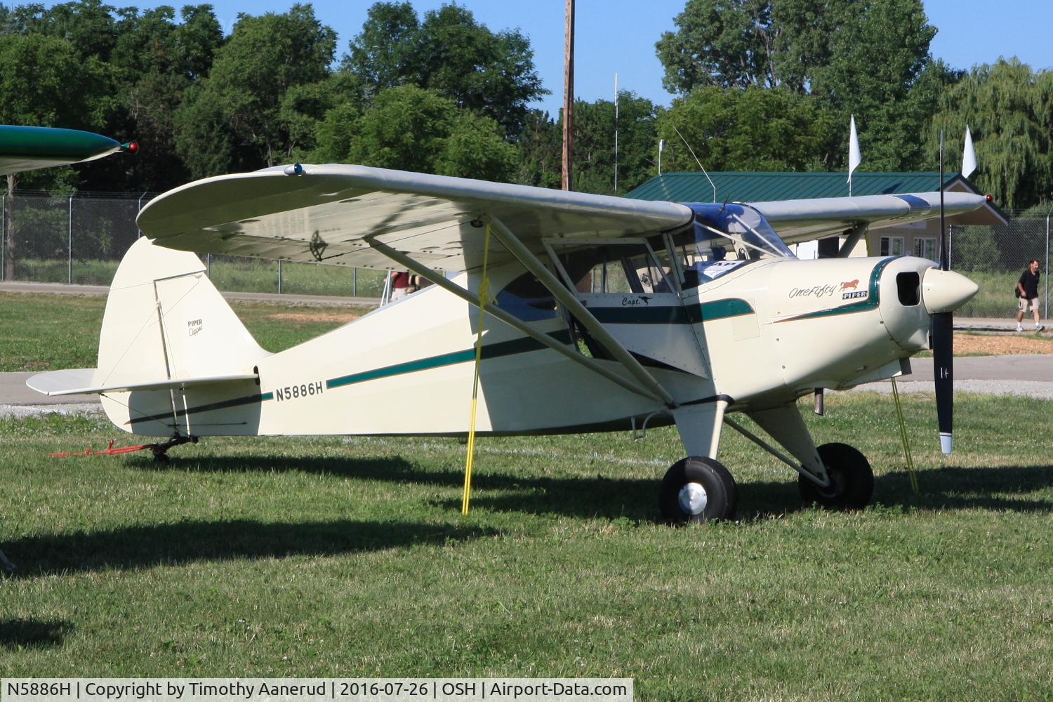 N5886H, 1949 Piper PA-16 Clipper C/N 16-503, 1949 Piper PA-16, c/n: 16-503
