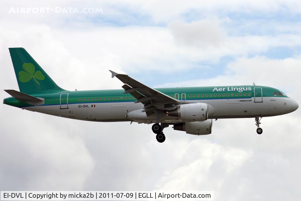 EI-DVL, 2011 Airbus A320-214 C/N 4678, Landing
