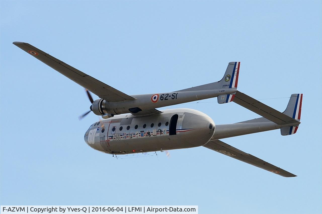 F-AZVM, 1956 Nord N-2501F Noratlas C/N 105, Nord N-2501F Noratlas, On display, Istres-Le Tubé Air Base 125 (LFMI-QIE) open day 2016