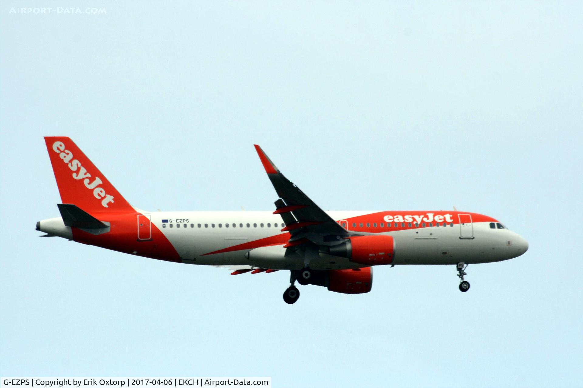 G-EZPS, 2016 Airbus A320-214 C/N 7410, G-EZPS on final approach to rw 04L