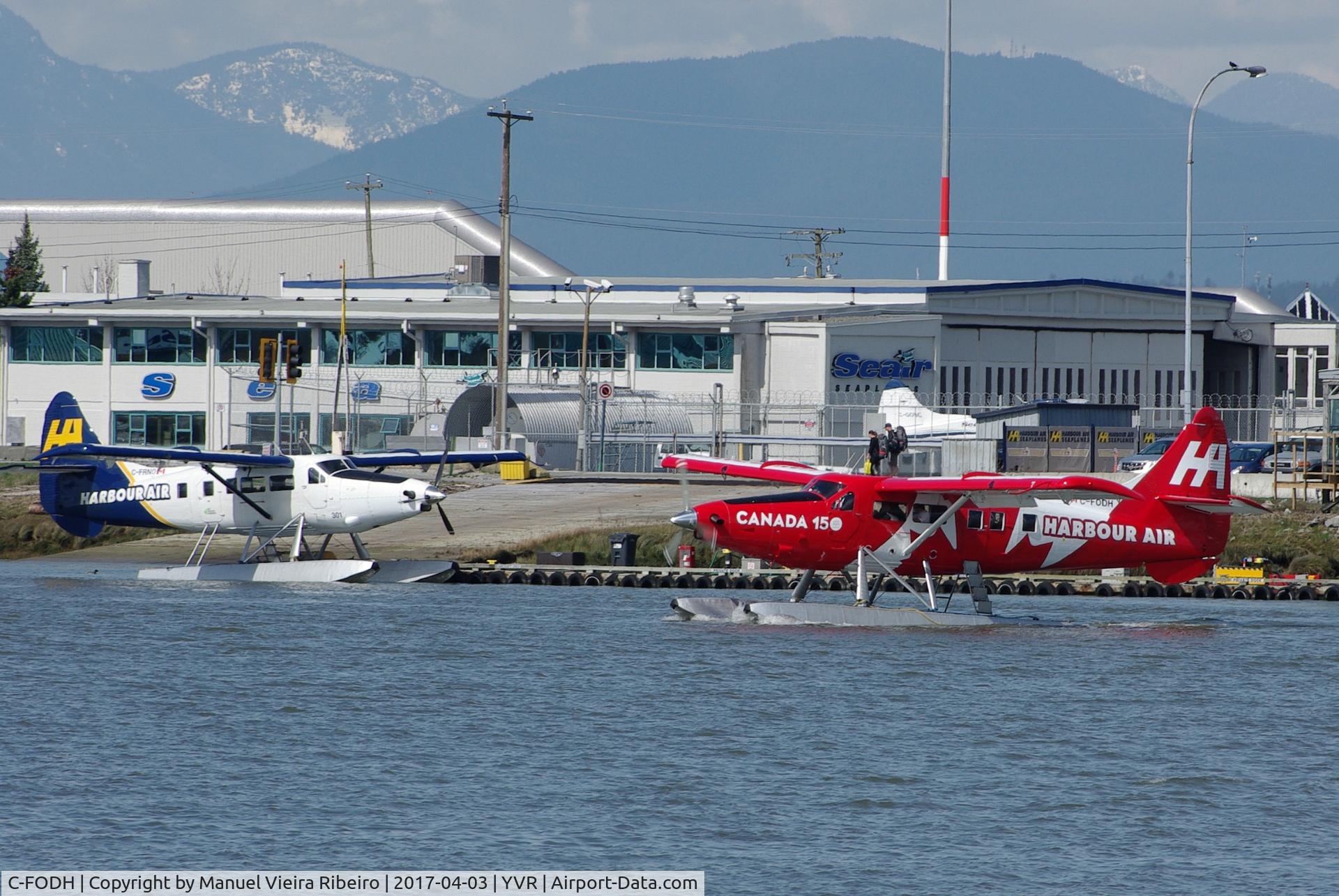 C-FODH, 1952 De Havilland Canada DHC-3T Vazar Turbine Otter Otter C/N 3, Departure from YVR