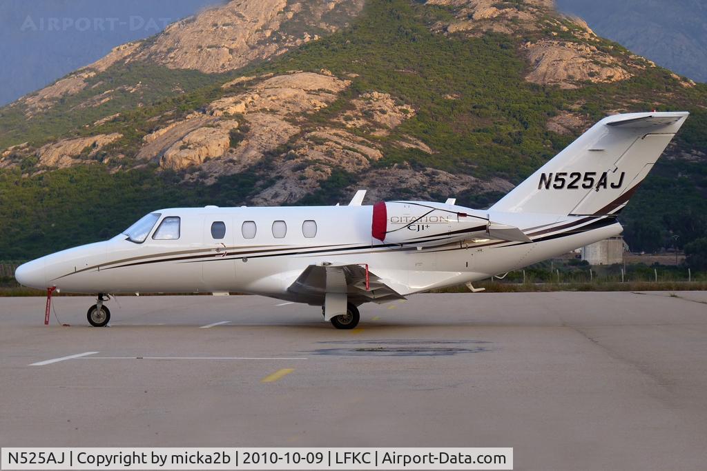 N525AJ, 2008 Cessna 525 CitationJet CJ1+ C/N 525-0673, Parked