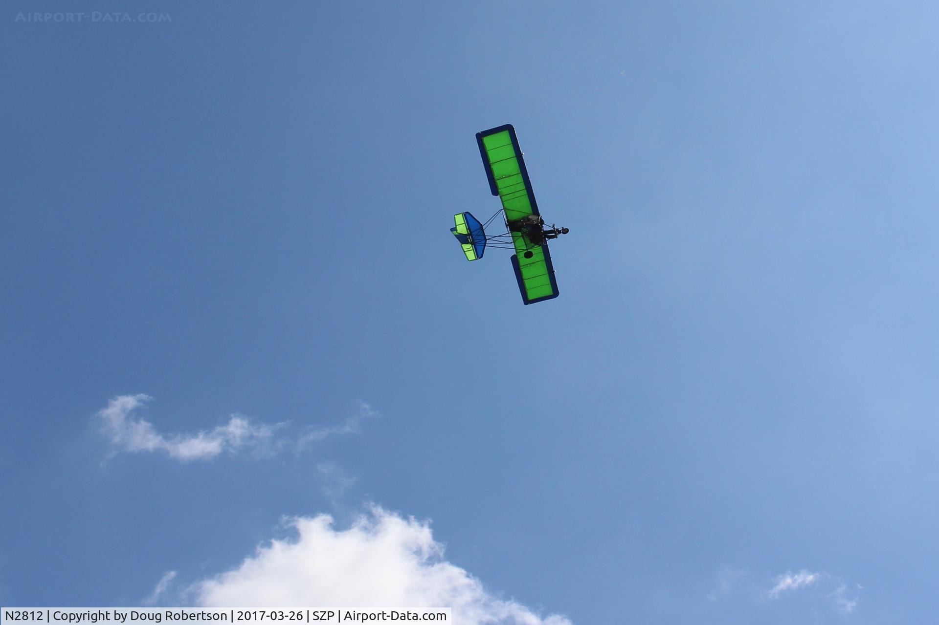 N2812, 2001 Eipper Quicksilver Sport II C/N 0001763, 2001 Chicco Eipper QUICKSILVER II, Rotax 503DCDI 52 Hp pusher, Experimental Ultralight, climbing turn