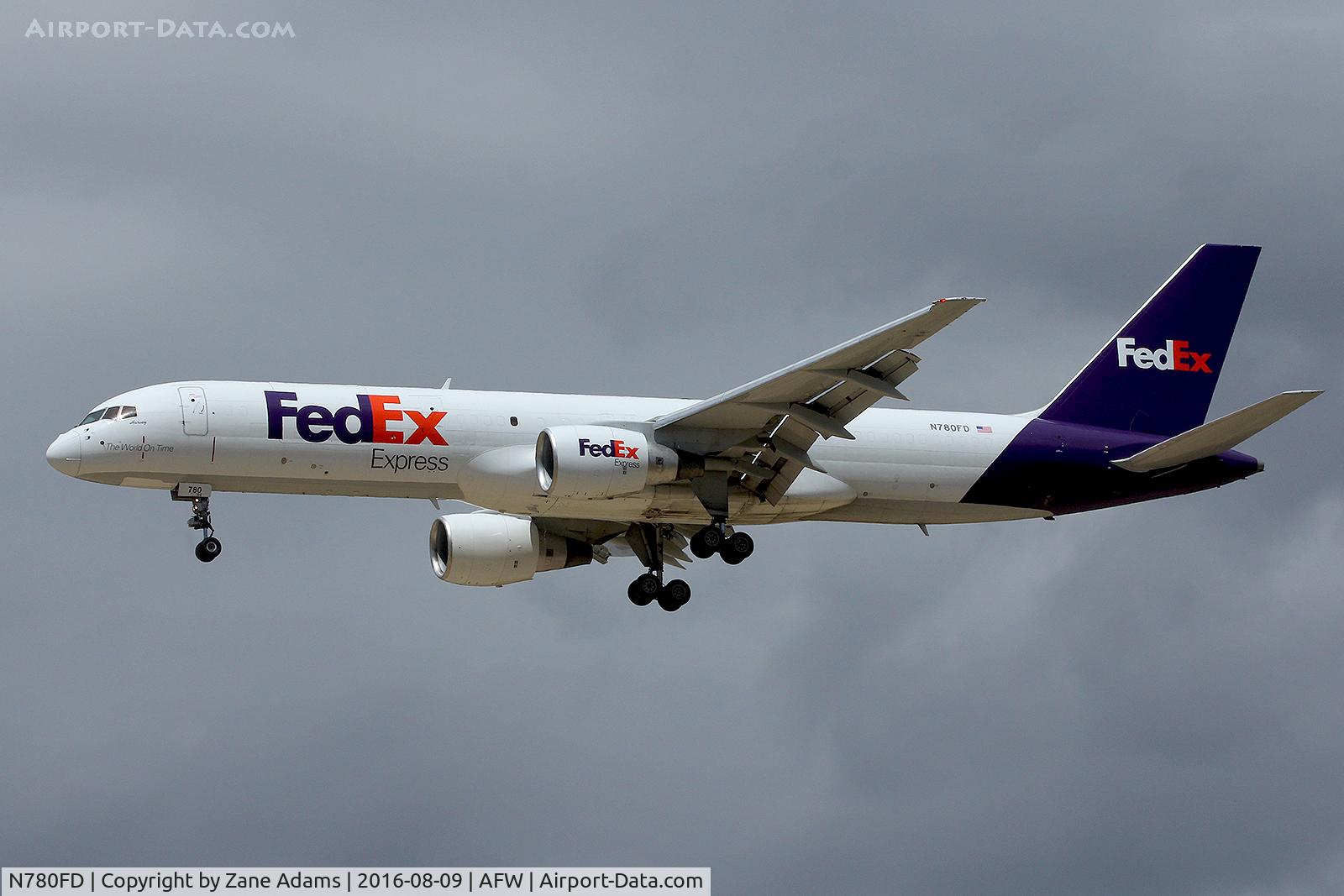 N780FD, 1991 Boeing 757-222(SF) C/N 25253, Landing at Alliance Airport - Fort Worth, TX
