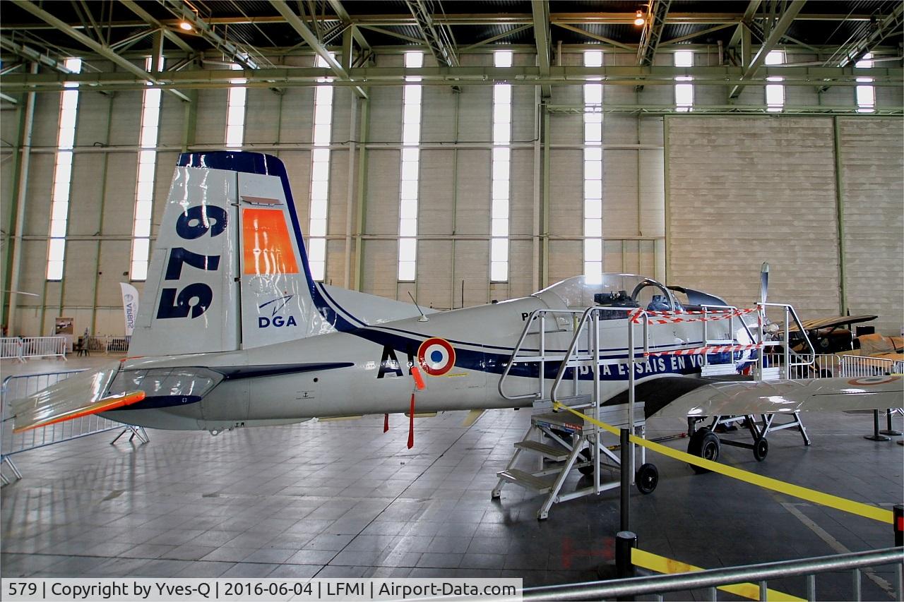 579, Pilatus PC-7 Turbo Trainer C/N 579, Pilatus PC-7 Turbo Trainer, displayed at Istres-Le Tubé Air Base 125 (LFMI-QIE) open day 2016