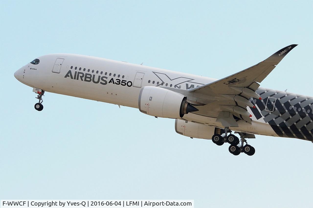 F-WWCF, 2013 Airbus A350-941 C/N 002, Airbus A350-941, On display, Istres-Le Tubé Air Base 125 (LFMI-QIE) open day 2016