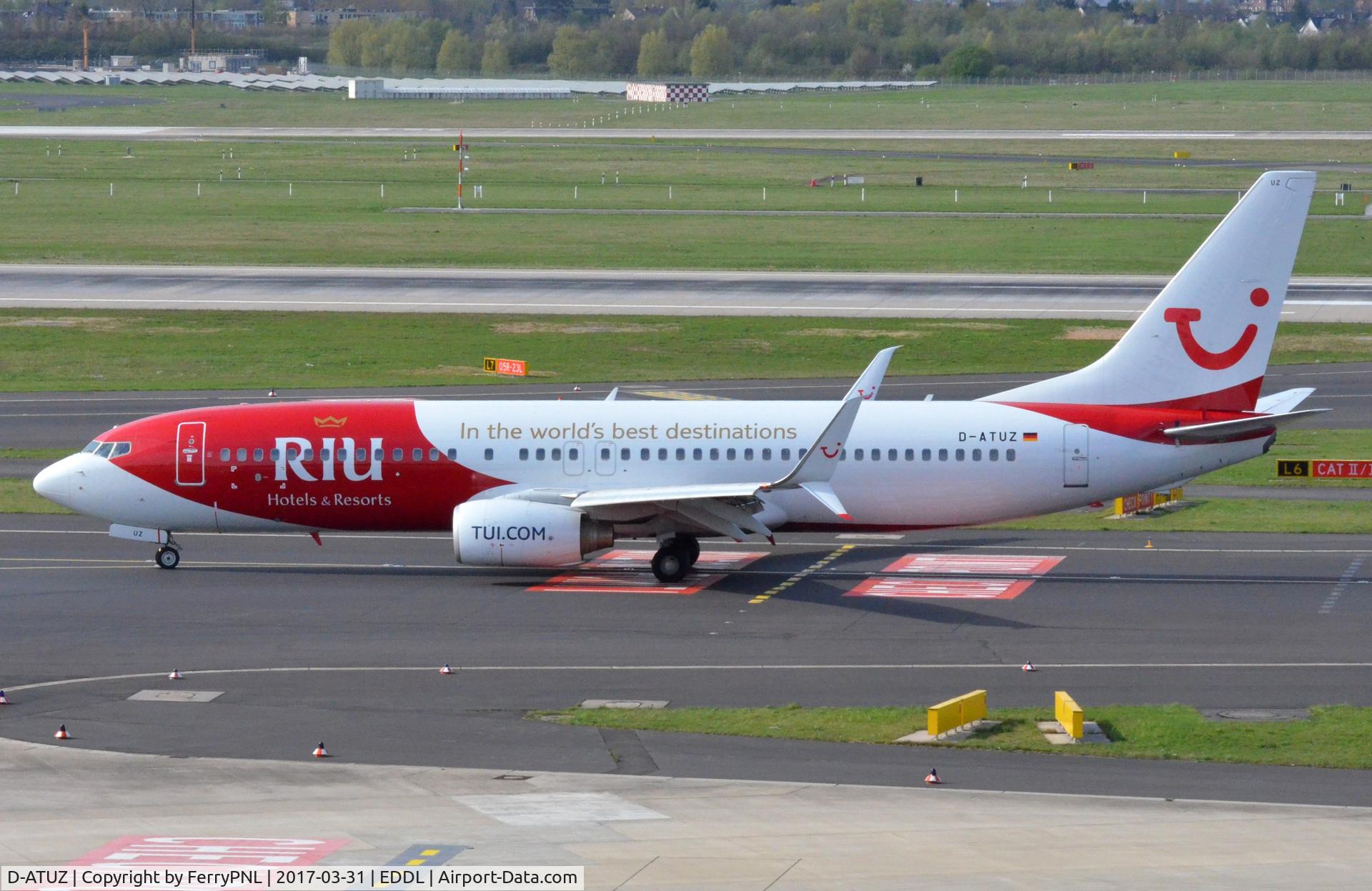 D-ATUZ, 2007 Boeing 737-8K5 C/N 34691, TUI flying billboard B738