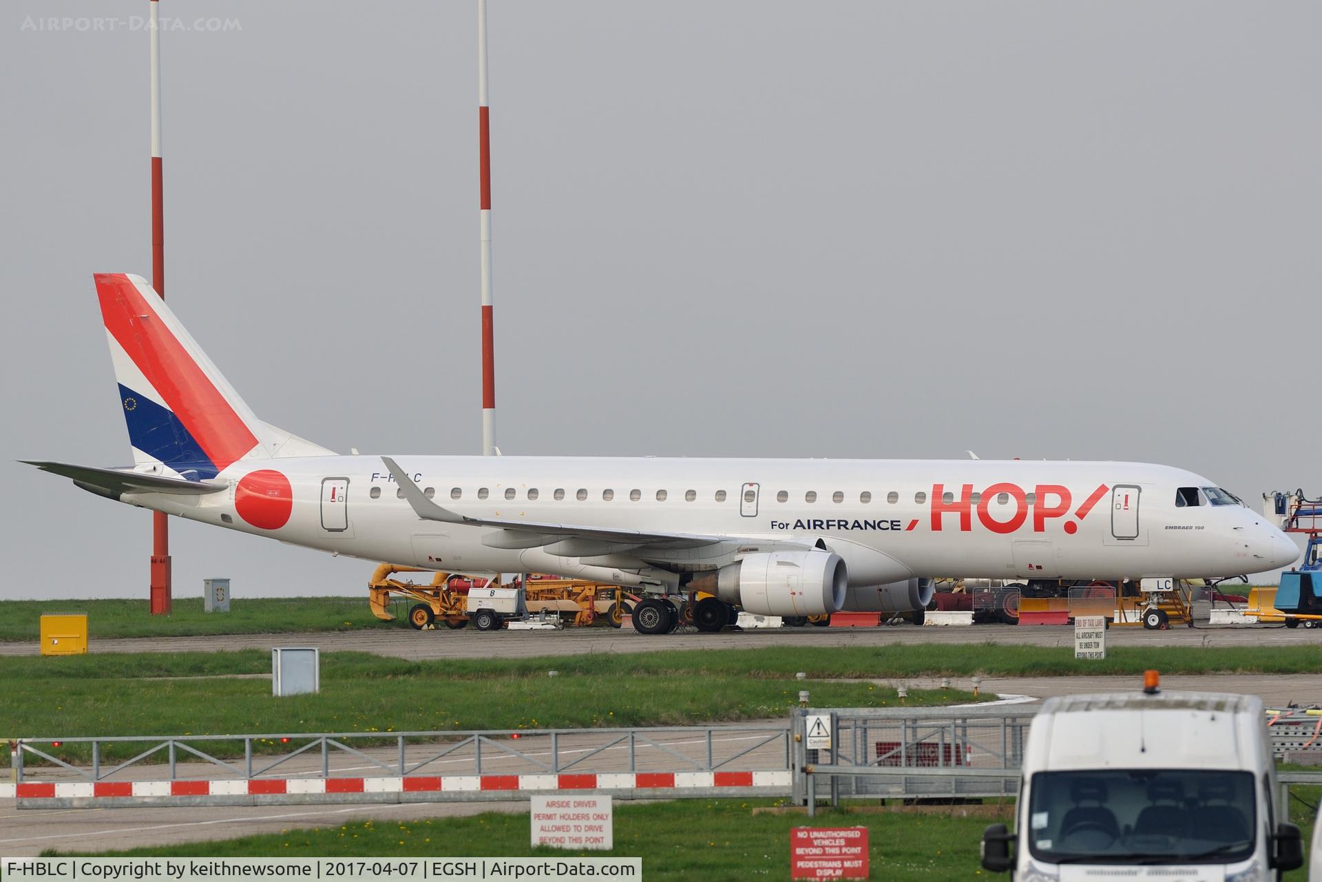 F-HBLC, 2007 Embraer 190AR (ERJ-190-100IGW) C/N 19000080, Within maintenance area.