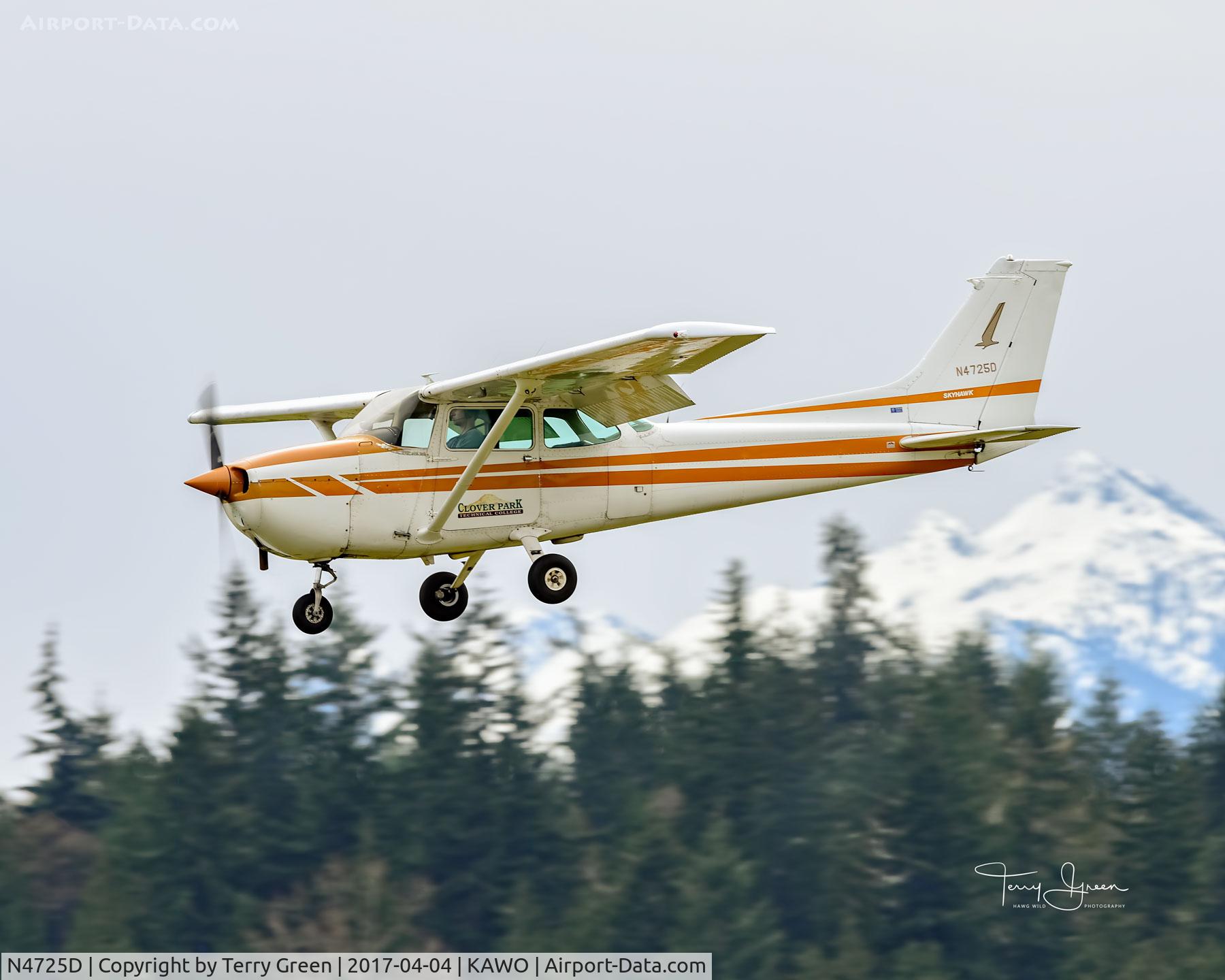 N4725D, 1979 Cessna 172N C/N 17272340, KAWO