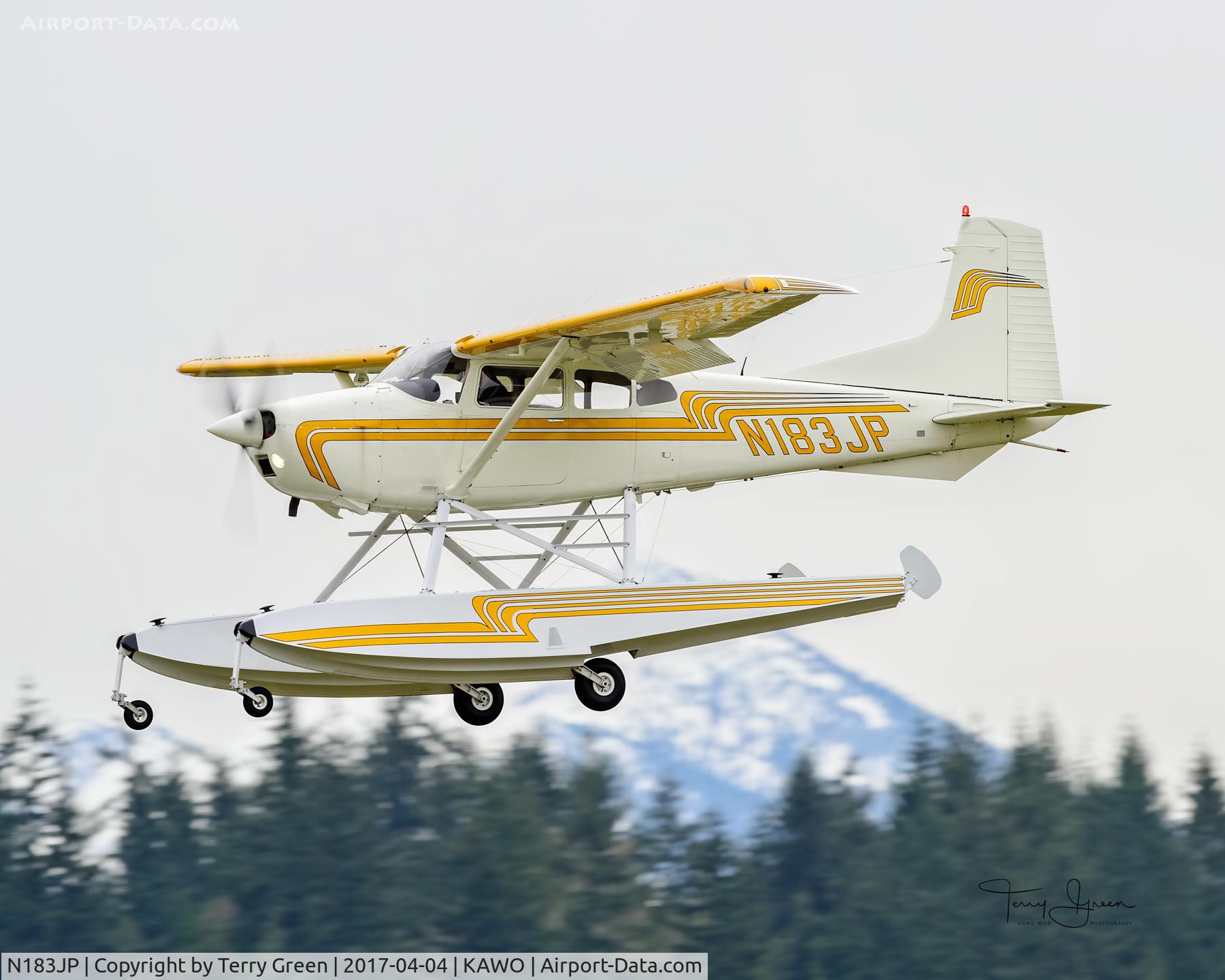 N183JP, Cessna 180J C/N 180-52620, KAWO