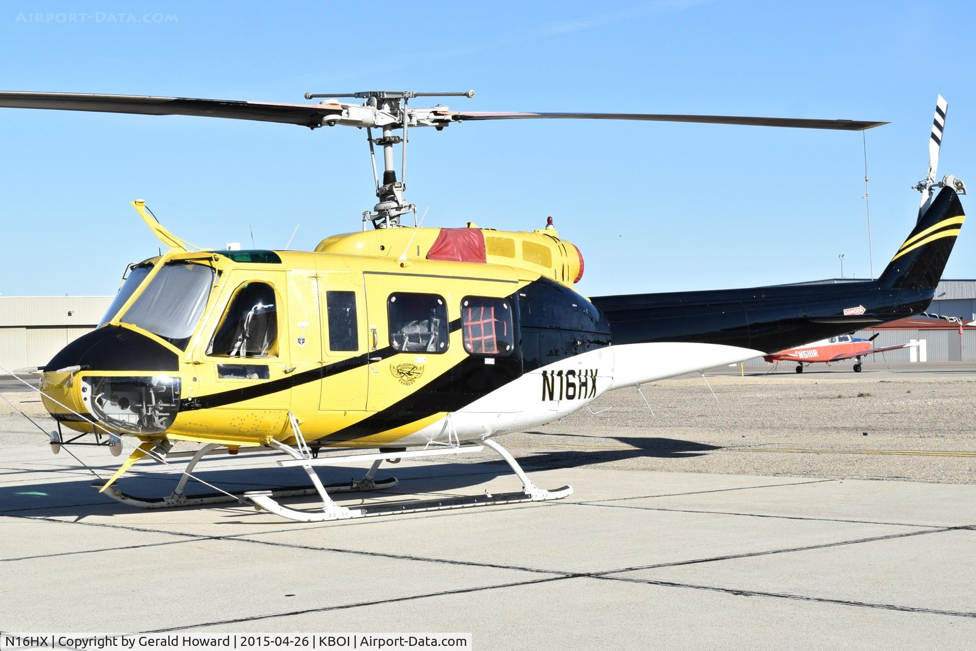 N16HX, 1979 Bell 205A-1 C/N 30293, Parked on south GA ramp.