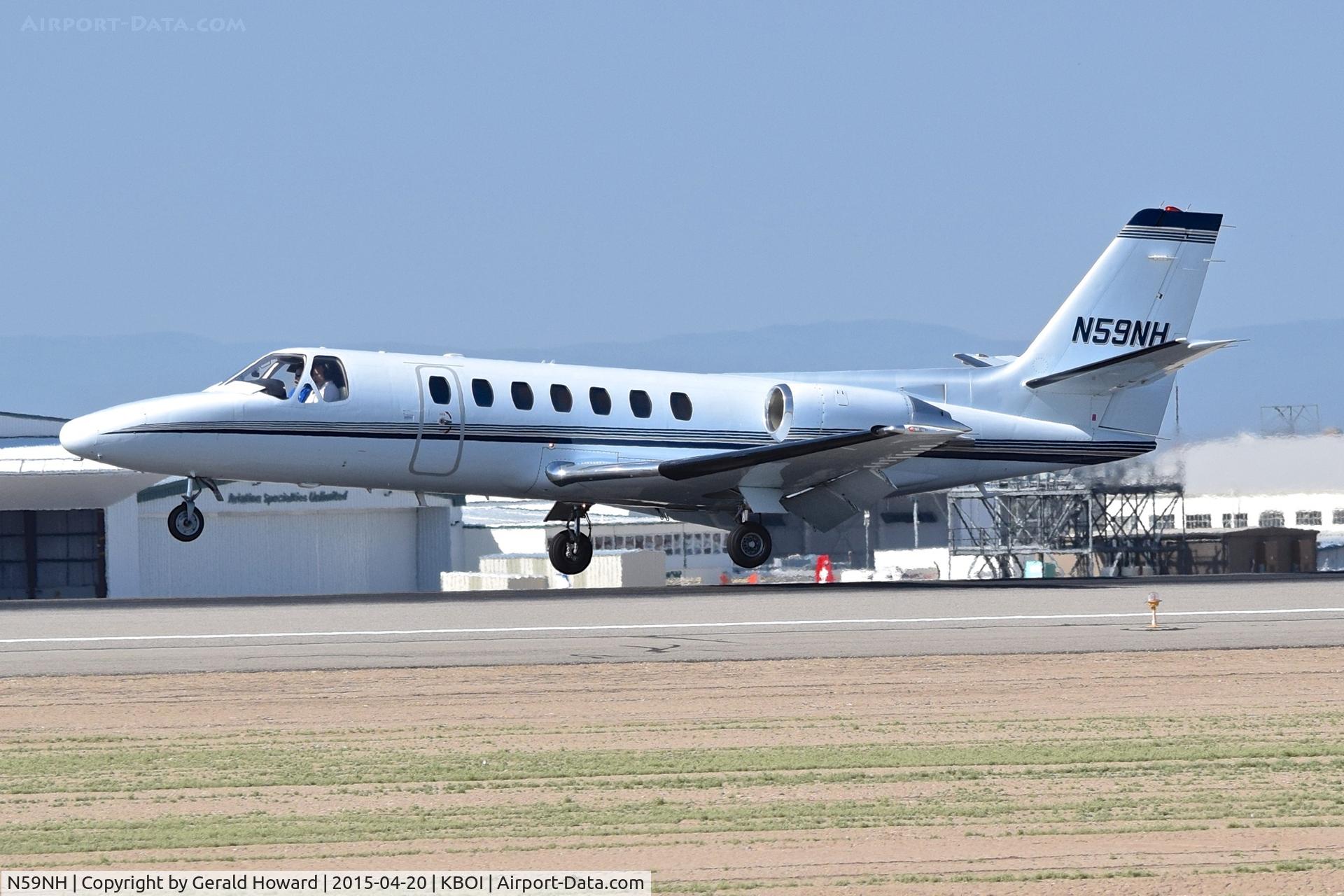 N59NH, 1991 Cessna 560 C/N 560-0139, Landing RWY 10L.