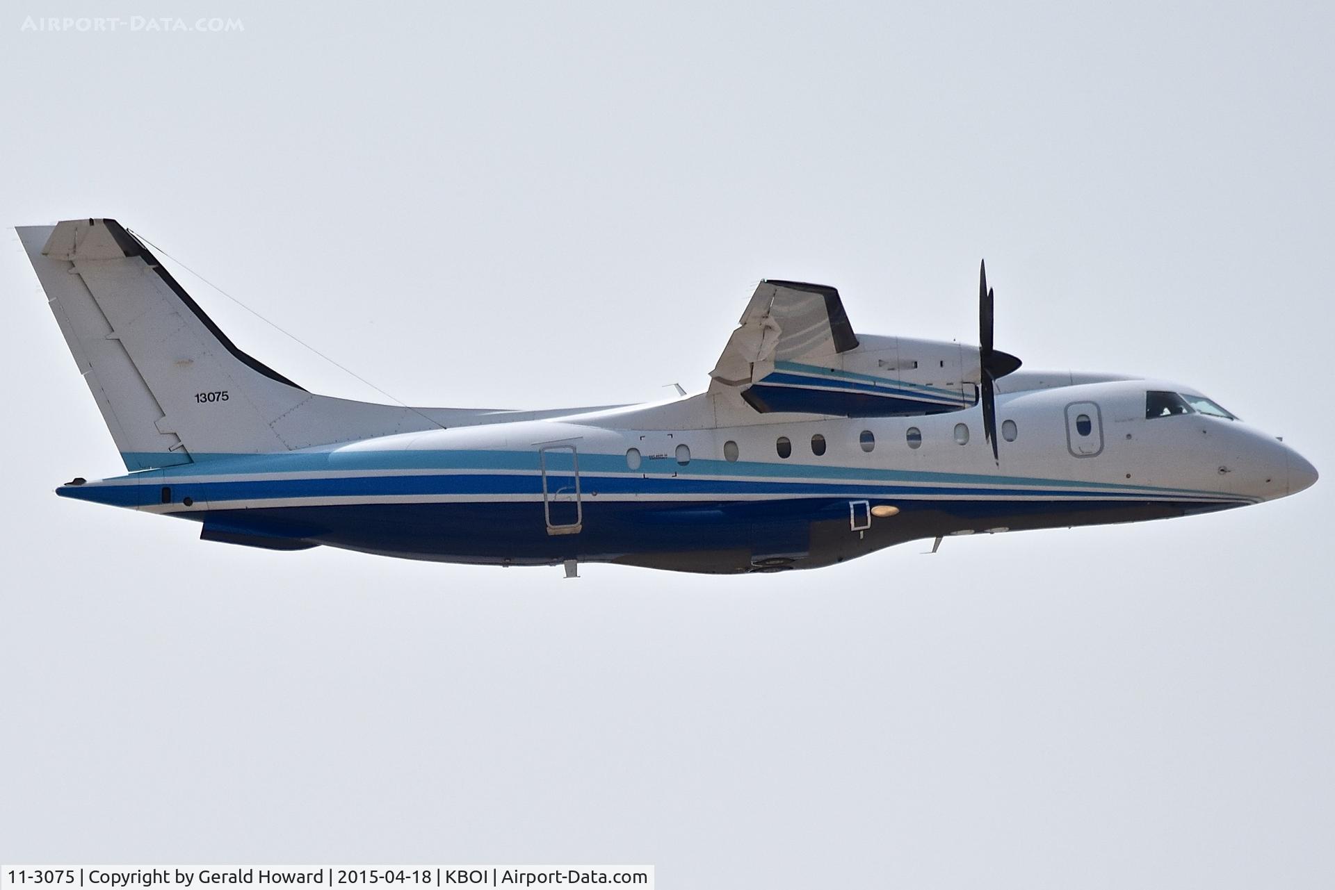 11-3075, 1996 Dornier C-146A Wolfhound (Do328-110) C/N 3075, Taking off from RWY 28L.  201st Airlift Sq., 113th Wing, DC ANG, Joint Base Andrews, MD.