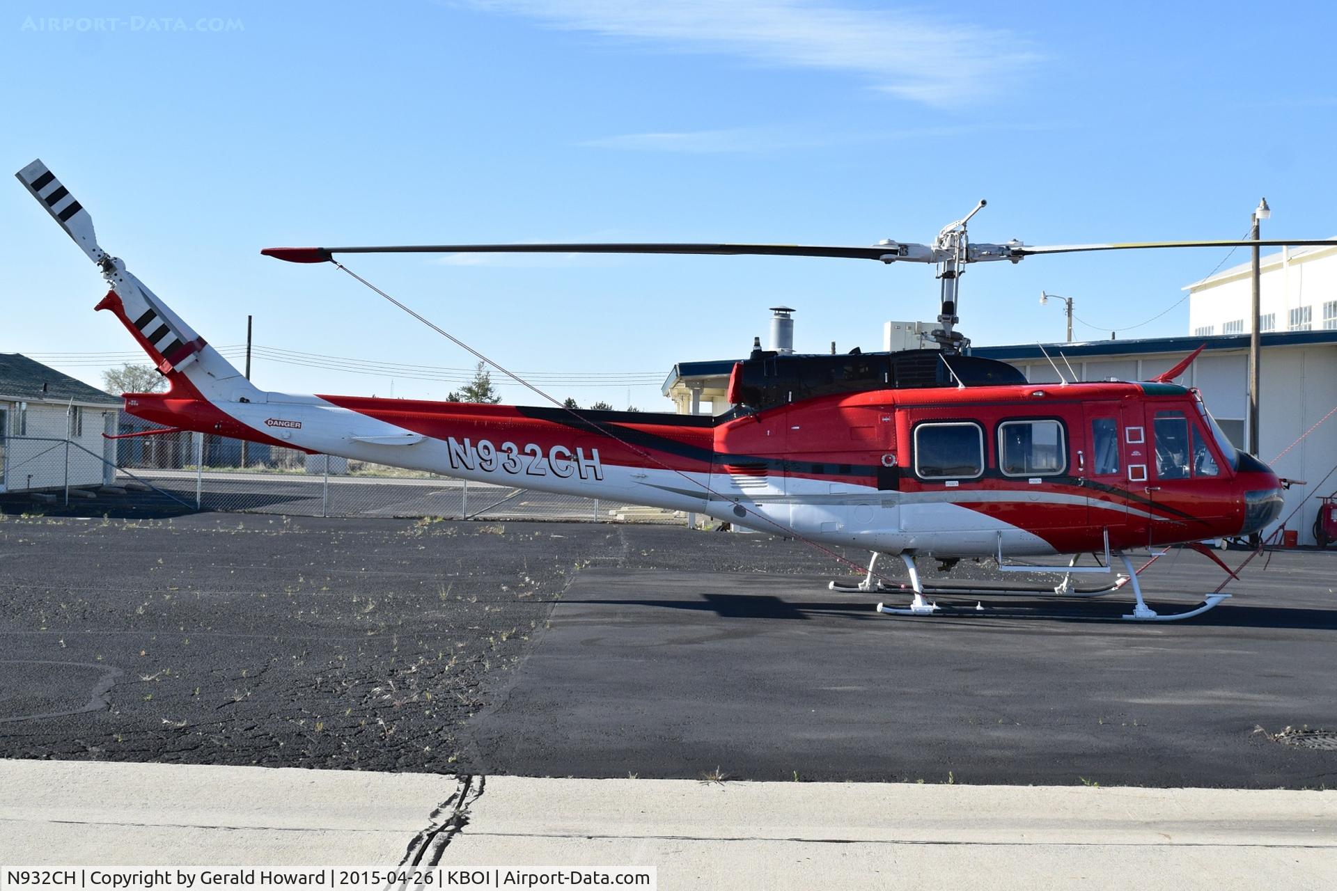 N932CH, 1974 Bell 205A-1 C/N 30164, Parked on the south GA ramp.