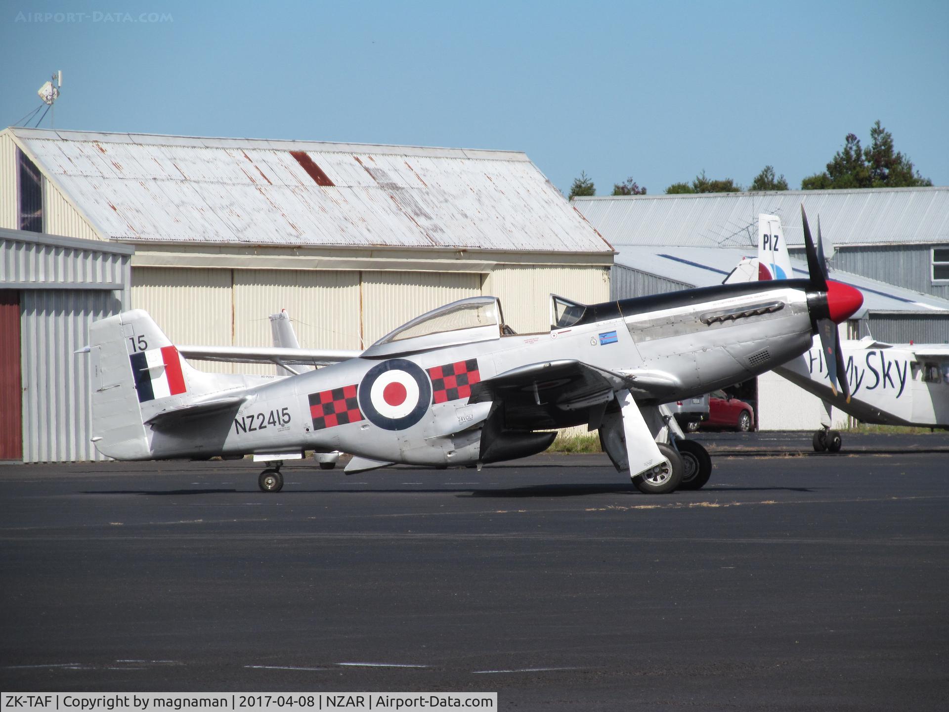 ZK-TAF, North American P-51D Mustang C/N 122-41369, nice musty
