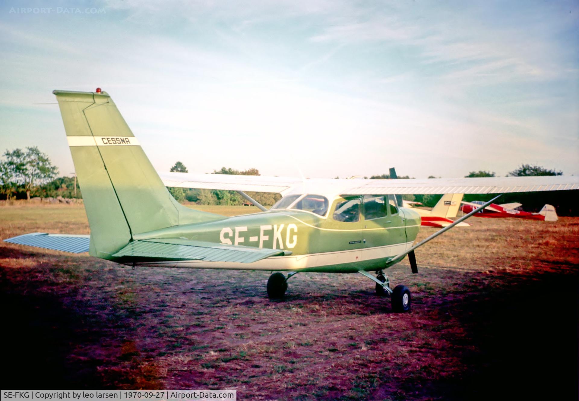 SE-FKG, 1969 Reims FR172F Reims Rocket C/N 0113, Of Airport Vinsløv Sweden 27.9.1970
